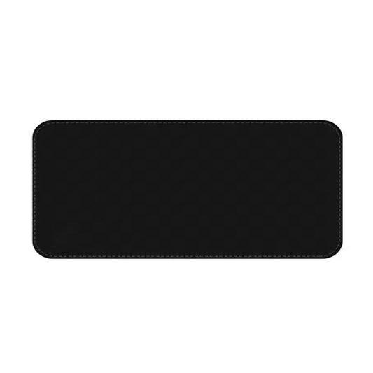 Black PU Leather Extended Mouse Pad for Gaming and Office Use