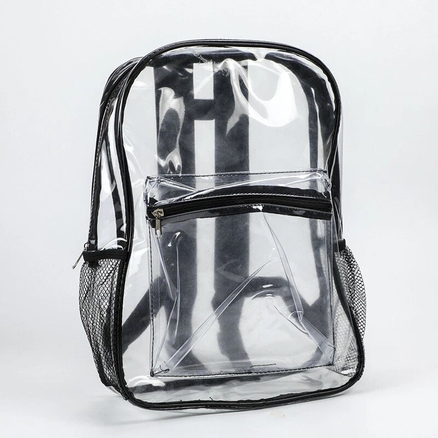 Transparent Clear Backpack PVC School and Travel Bag with Shoulder Straps