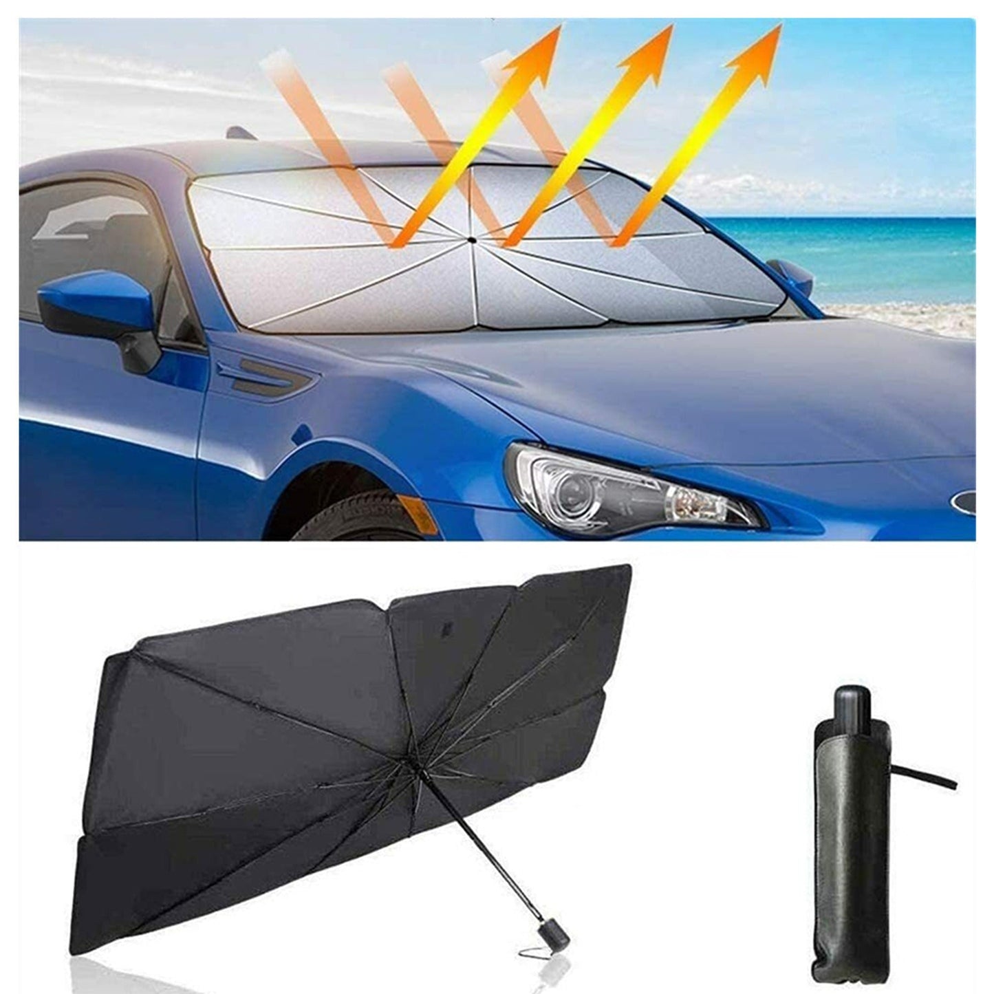 Foldable Windshield Umbrella Car Sun Shade