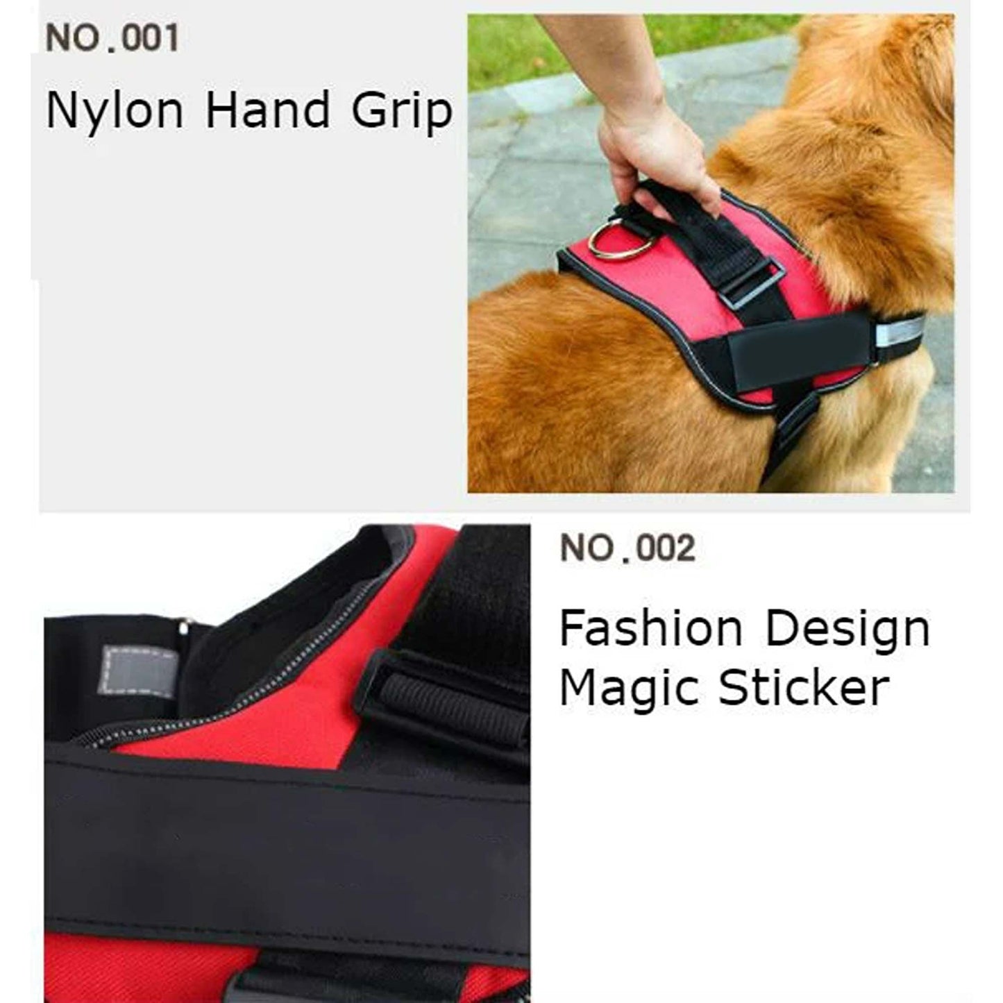 Blue Breathable Vest Harness for Puppies Dogs and Cats