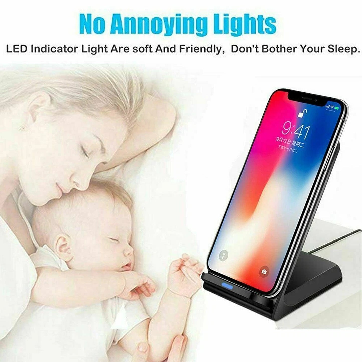 30W Wireless Charging Stand Dock for iPhone 11 12 13 14 Pro Max