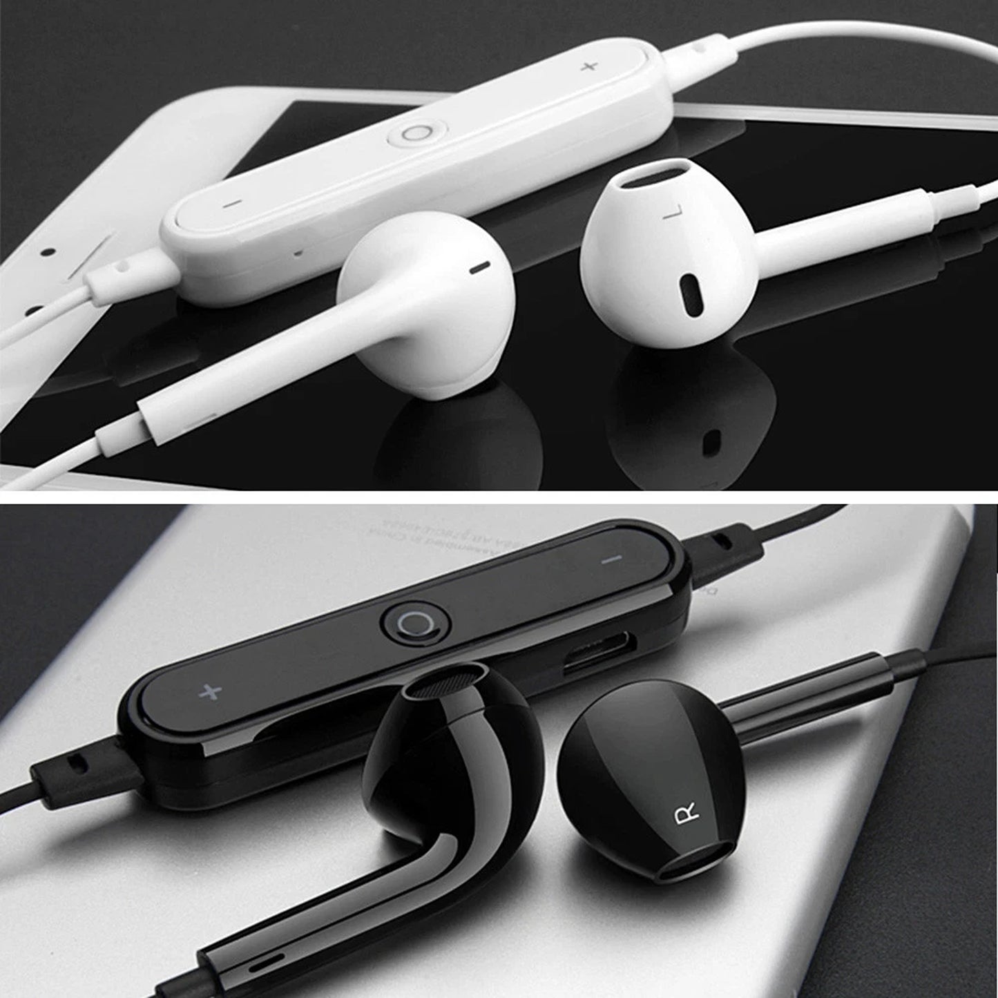 Wireless Sweatproof Headphones with Mic for Workout and Gym