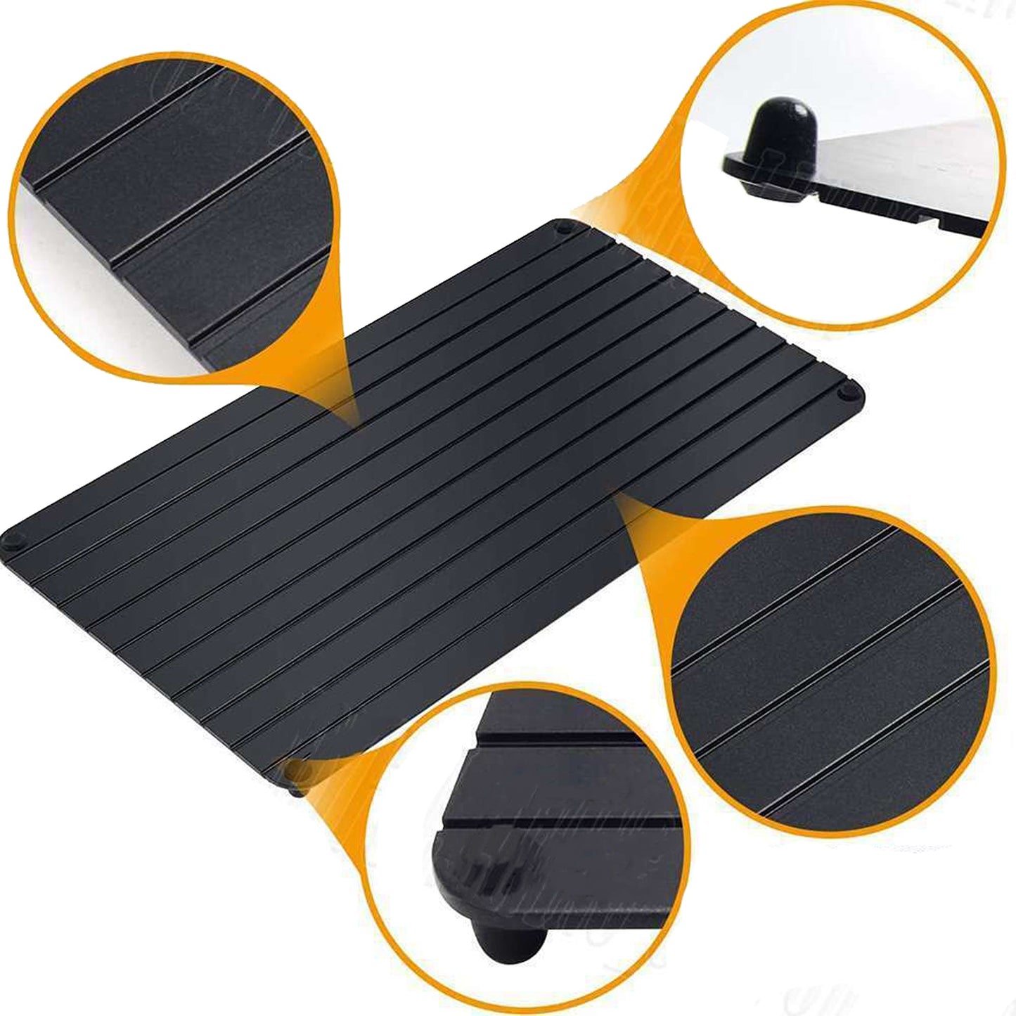 Kitchen Defrosting Tray Metal Plate Frozen Meat Food
