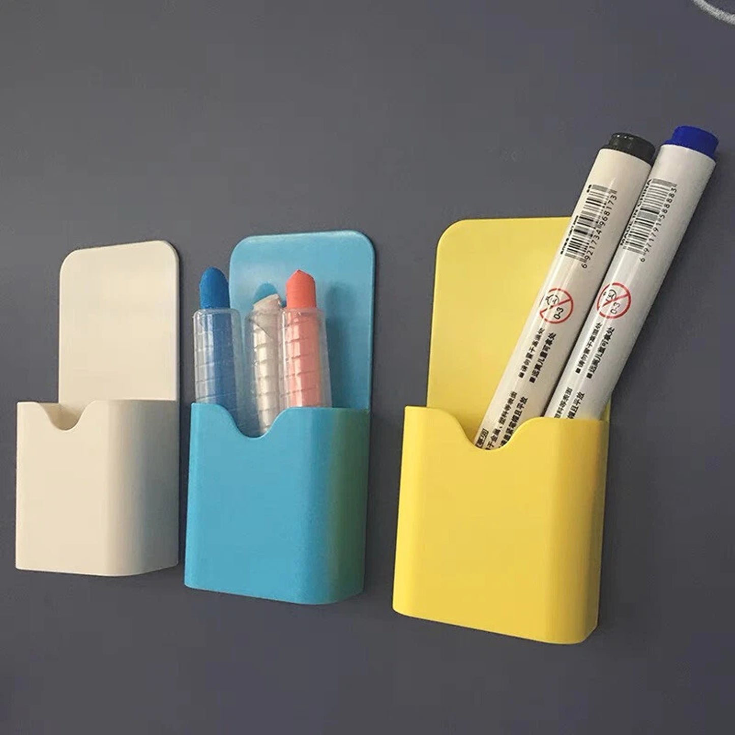 Magnetic Pencil and Eraser Storage Box for Home or Office