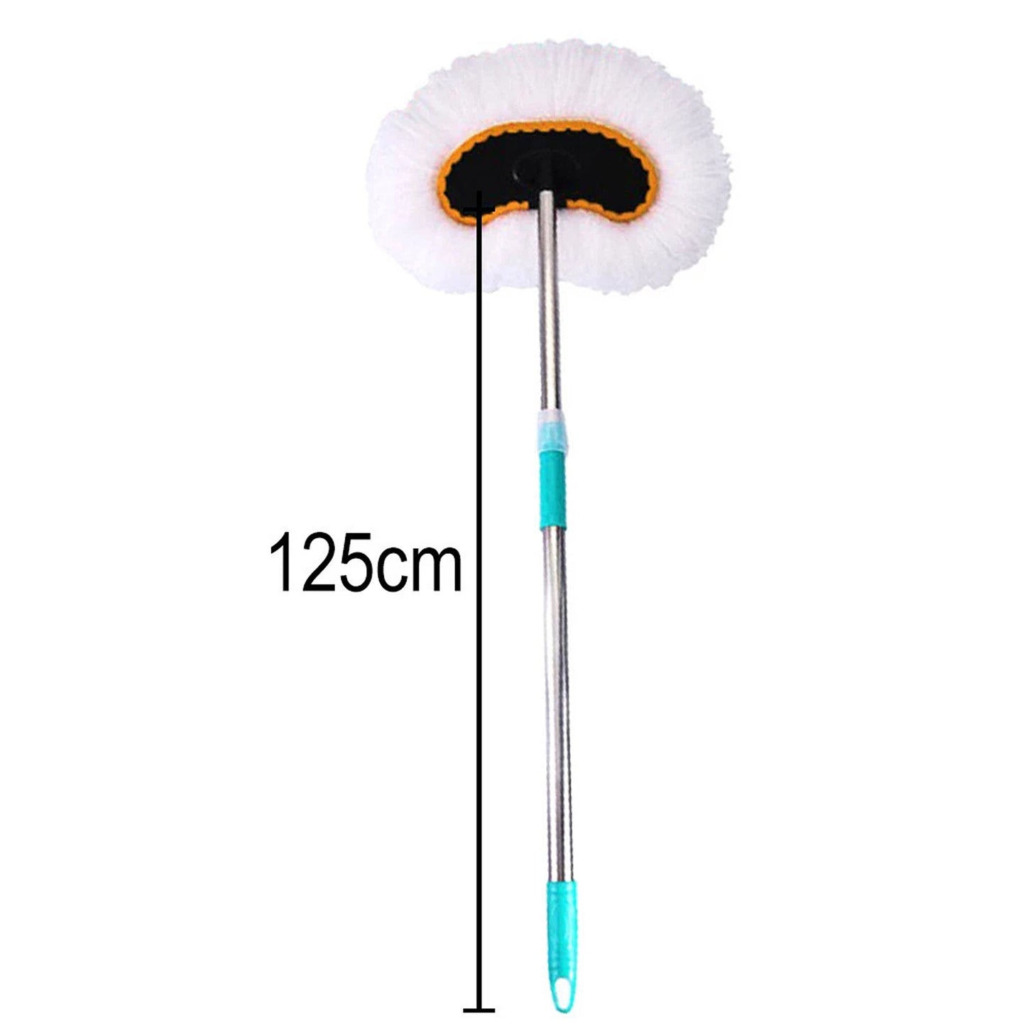 Telescopic Car Wash Mop with Microfiber Dusting Head