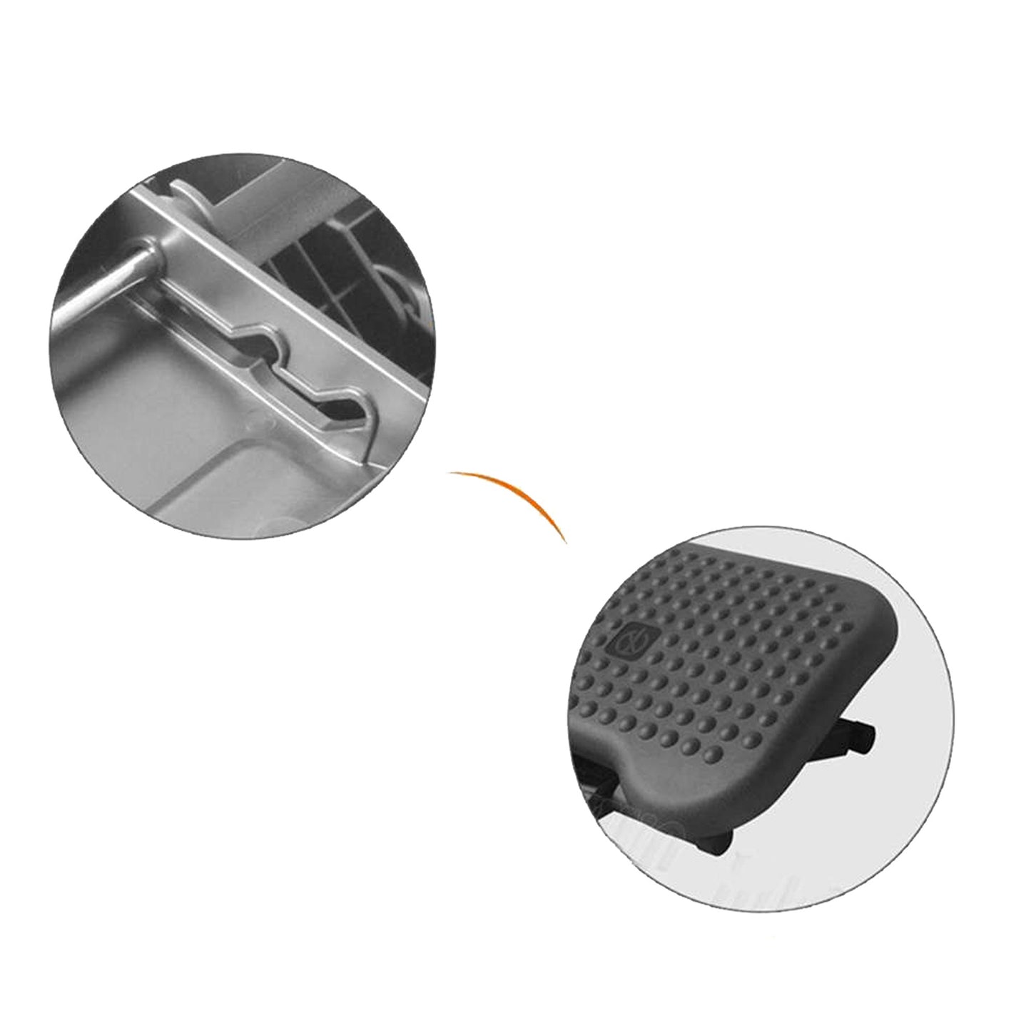 Adjustable Foot Rest Stool Office Computer Desk Footrest Comfort