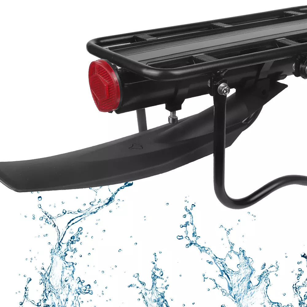 Adjustable Bike Cargo Rack with Fender and Pannier Support