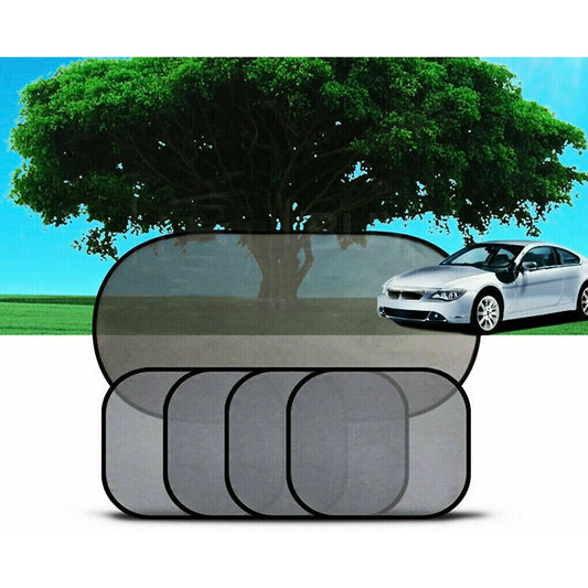 Front Rear Window Screen Mesh Sunshade For Car UV Protection