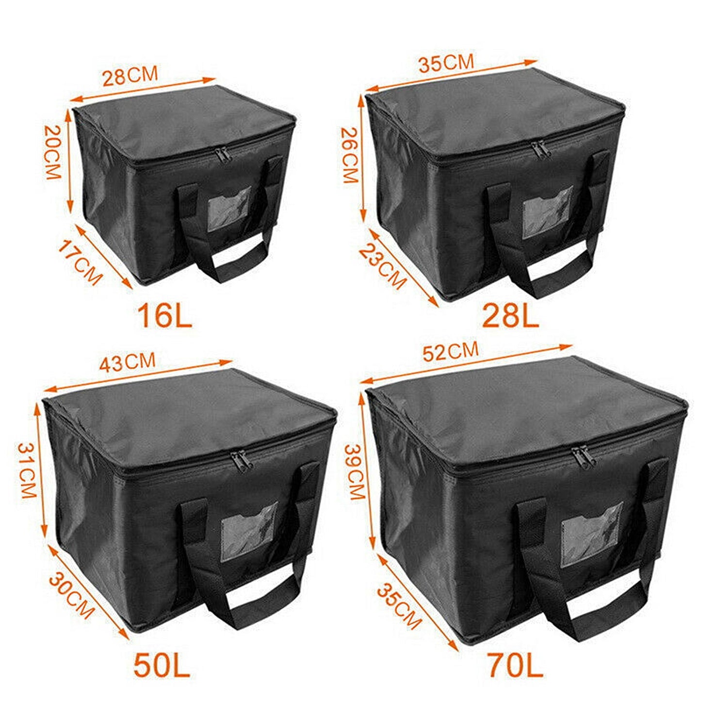 Pizza Insulated Thermal Delivery Bag