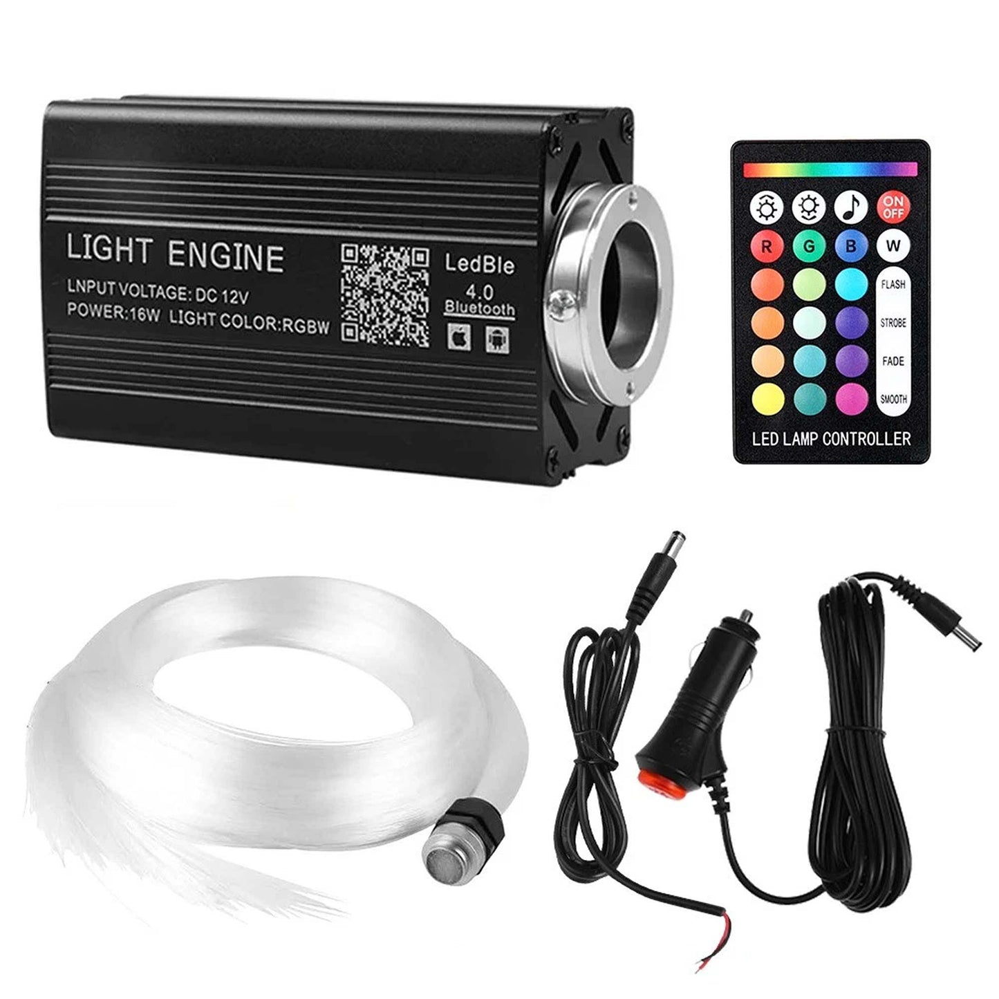500 Piece LED Starlight Headliner Kit for Car and Home