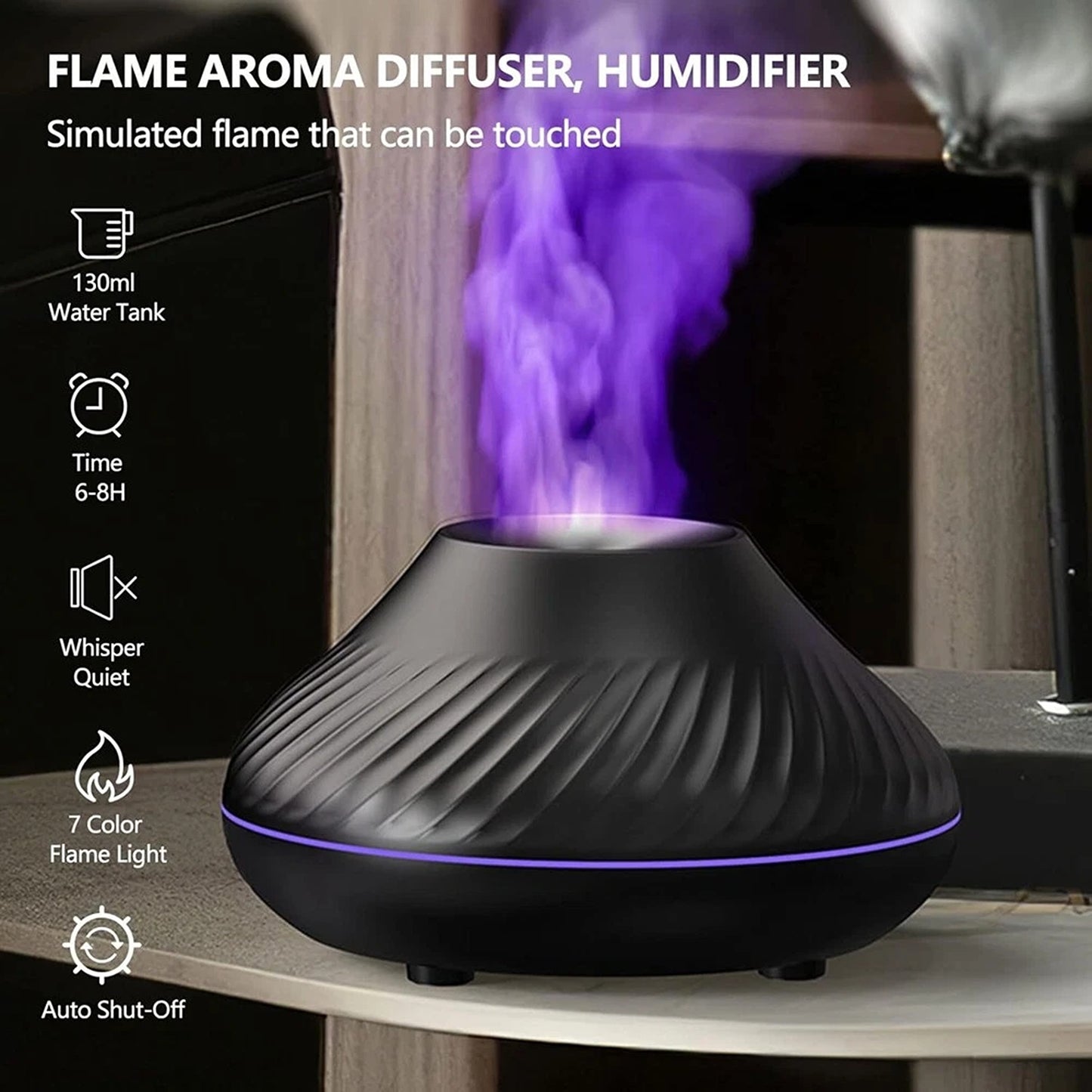 LED Aroma Diffuser and Humidifier for Bedroom Use