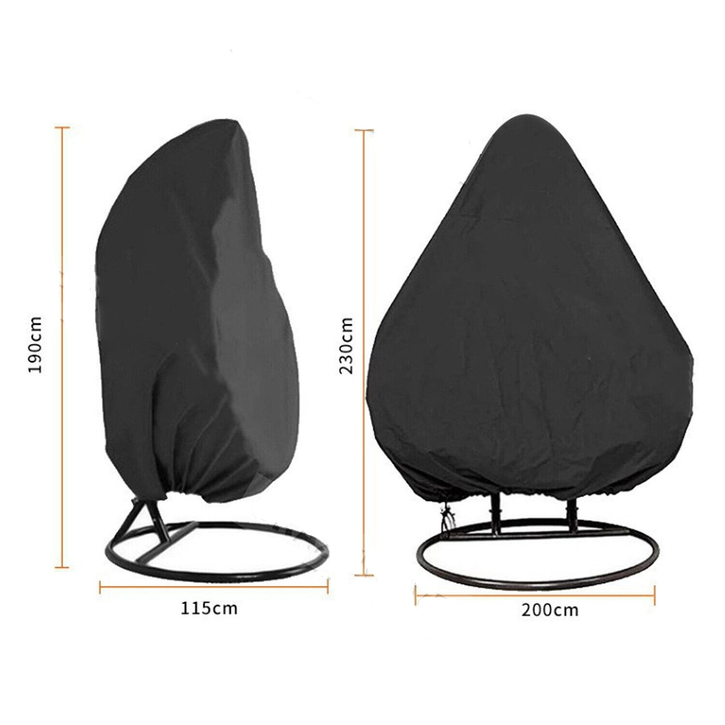 Egg Swing Chair Cover Furniture Garden Outdoor Waterproof