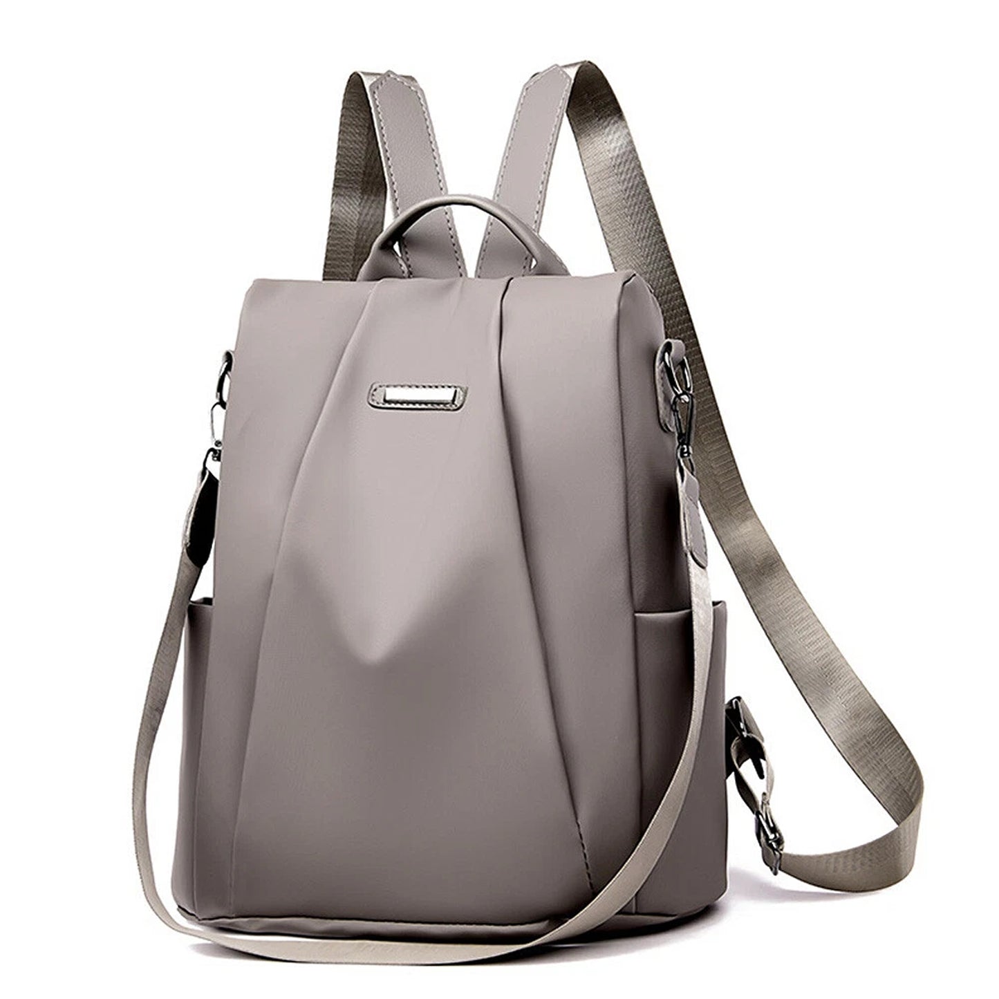 Khaki Womens Oxford Backpack for Travel and Work
