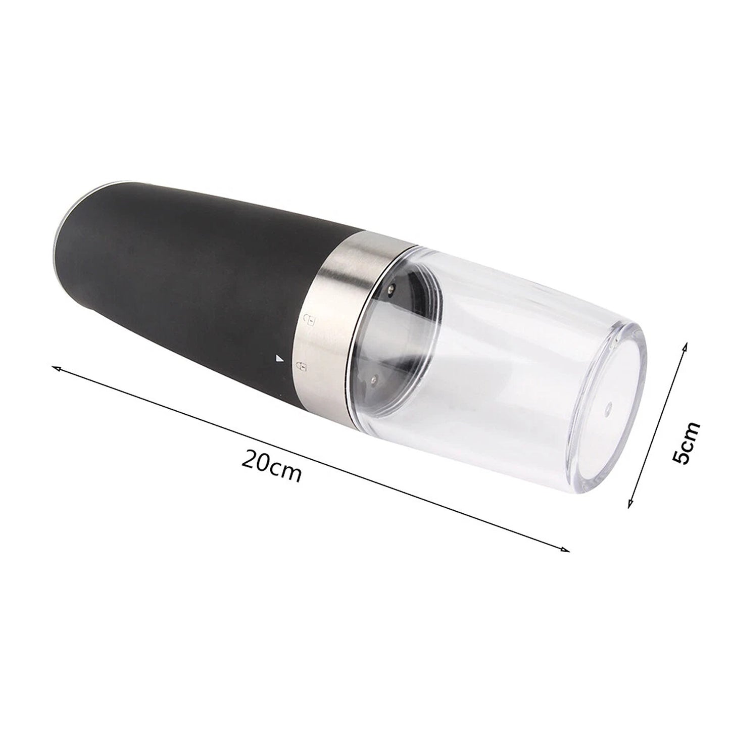 Gravity Electric Salt and Pepper Grinder Set 2 Pack
