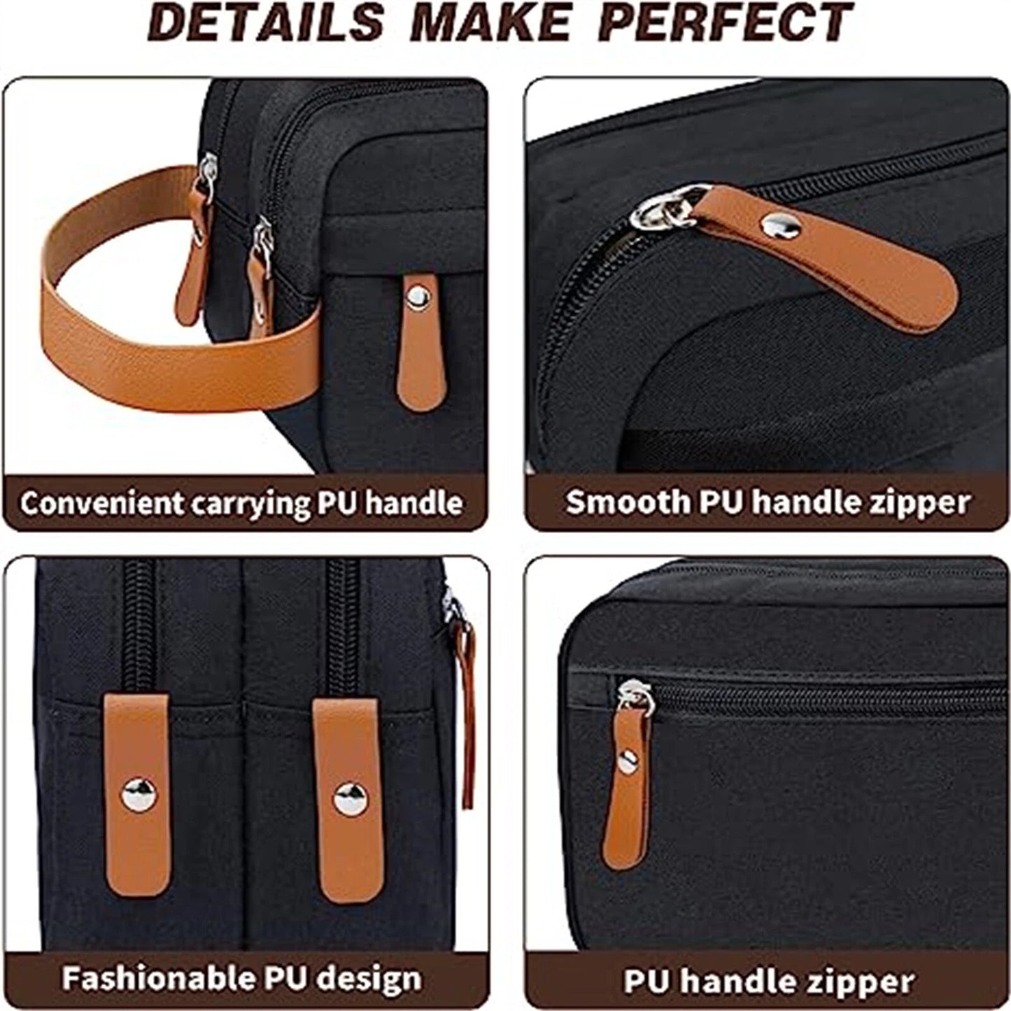 Travel Toiletry Bag Waterproof Wash Bag Cosmetic and Bathroom Organizer