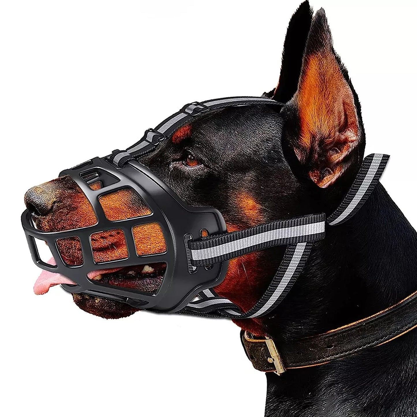 Adjustable Dog Muzzle Basket for Training and Anti Biting