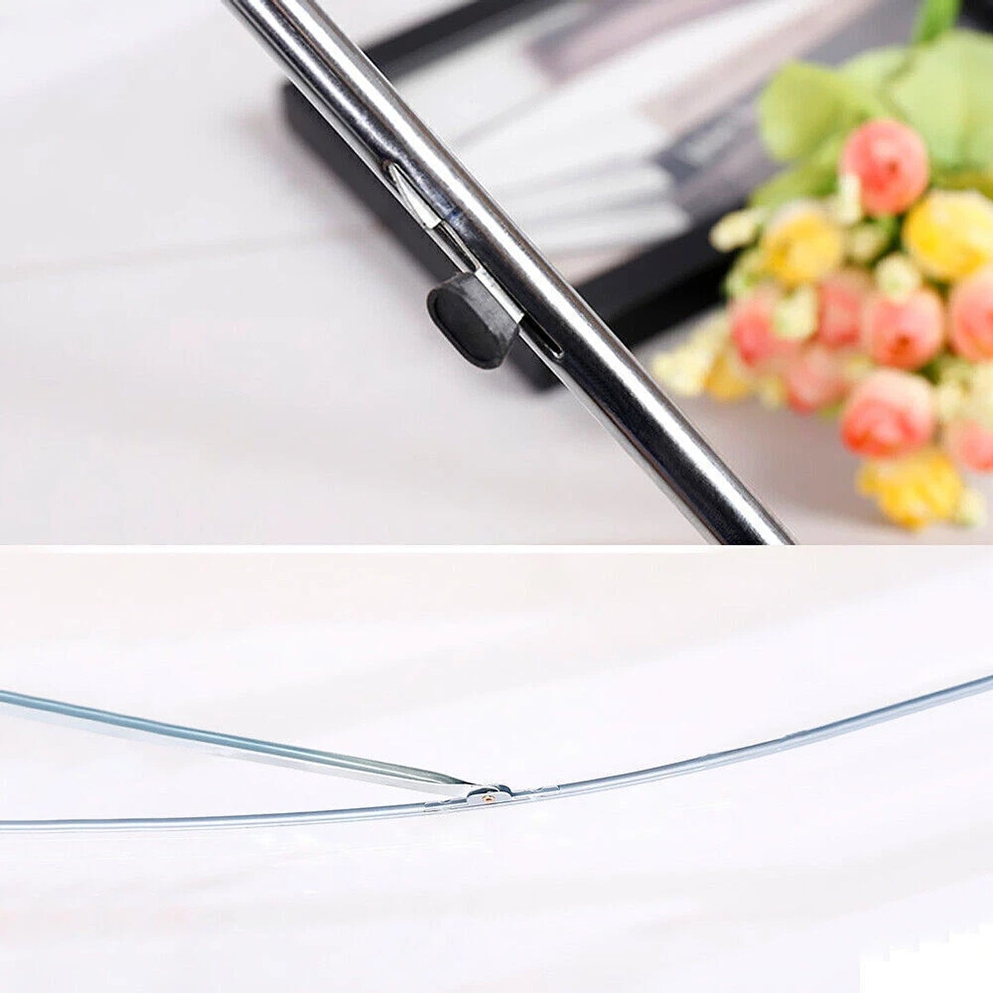 Clear Handle Dome Transparent Rain Umbrella Waterproof Semi Automatic