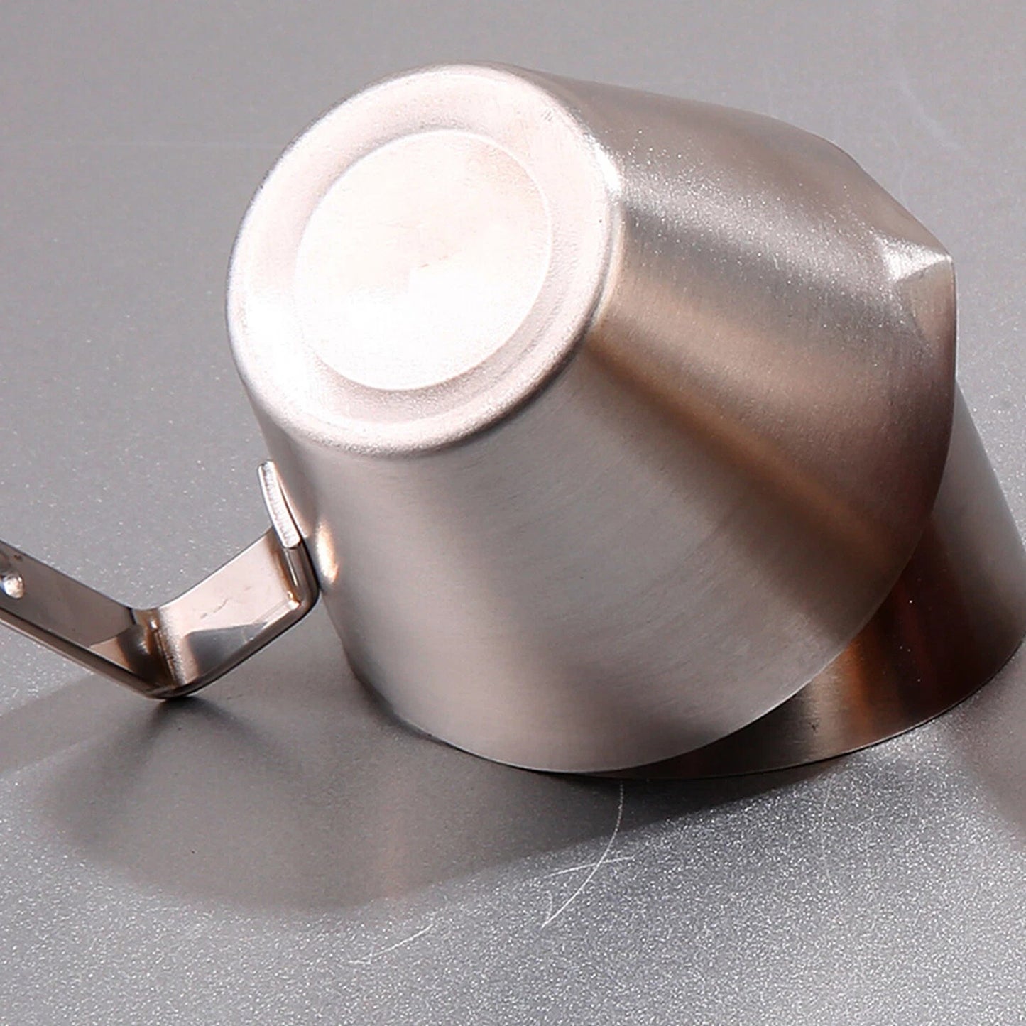 Espresso Measuring Cup 100ml Stainless Steel with Easy Grip Handle