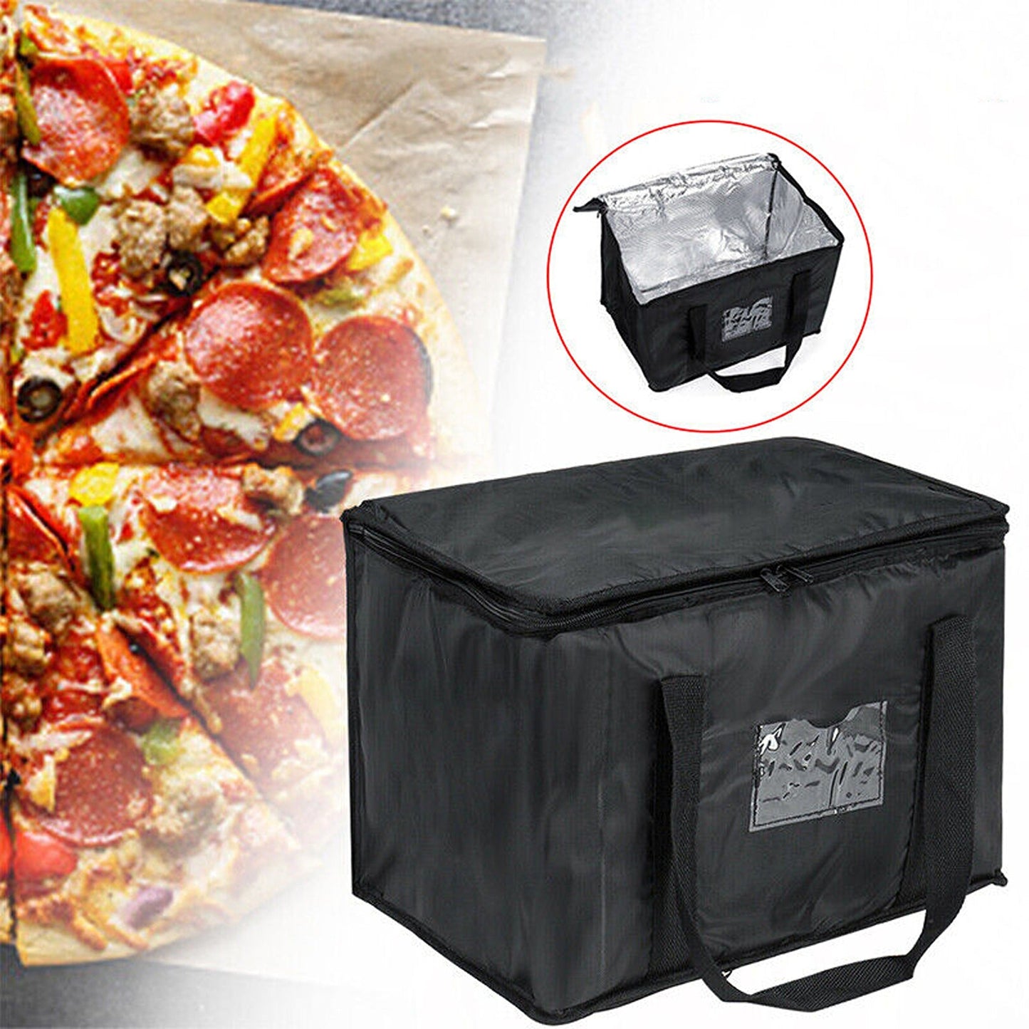 Pizza Insulated Thermal Delivery Bag