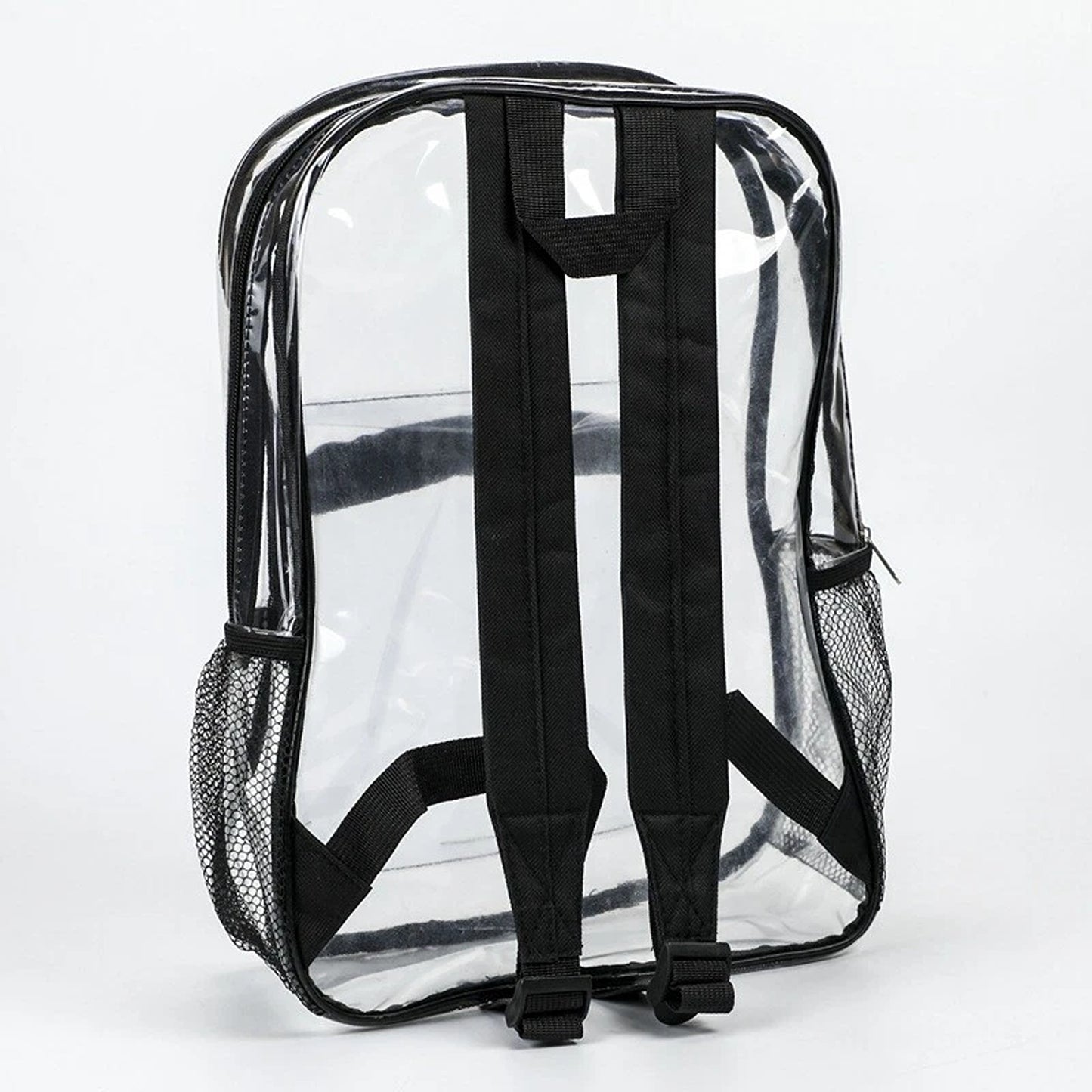 Transparent Clear Backpack PVC School and Travel Bag with Shoulder Straps