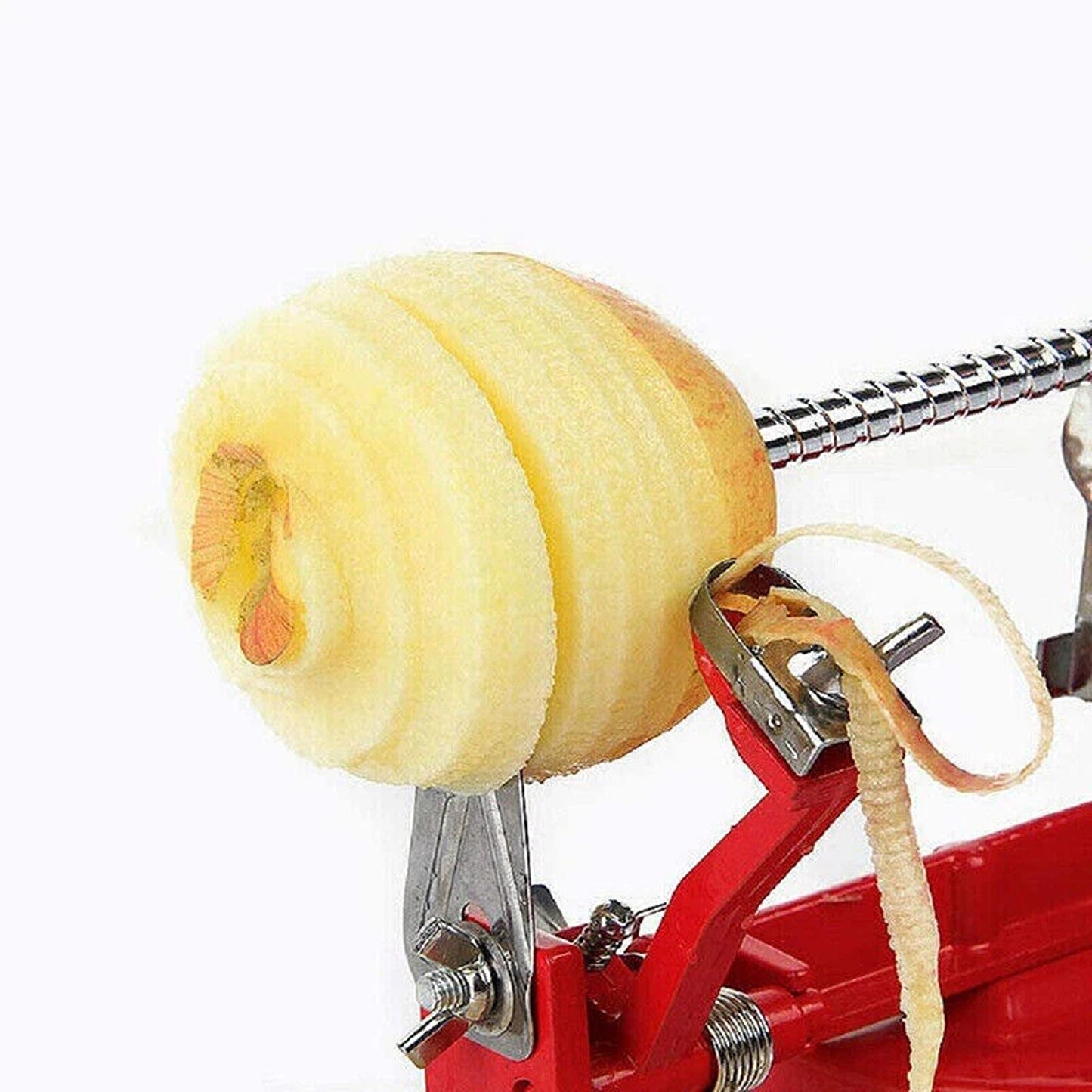 3 in 1 Apple Peeler Red Kitchen Tool Fruit Cutter Slicer and Corer