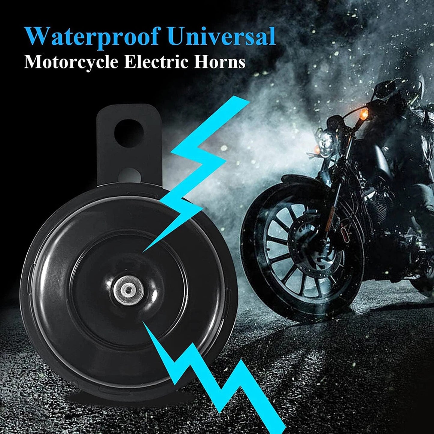 Universal 12V Waterproof Horn Loud 105dB for Motorcycle and Car