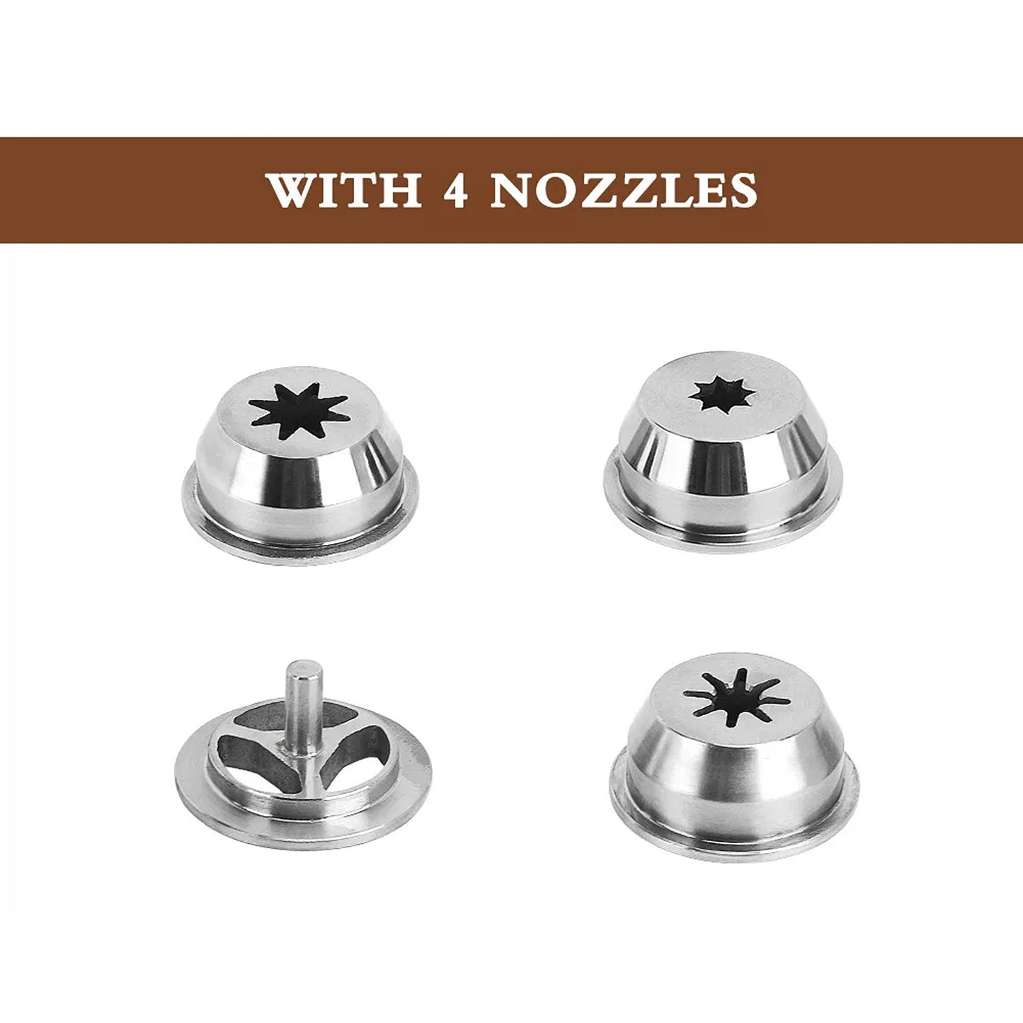 Manual Vertical Churros Maker 5L with Nozzles for Commercial Kitchens