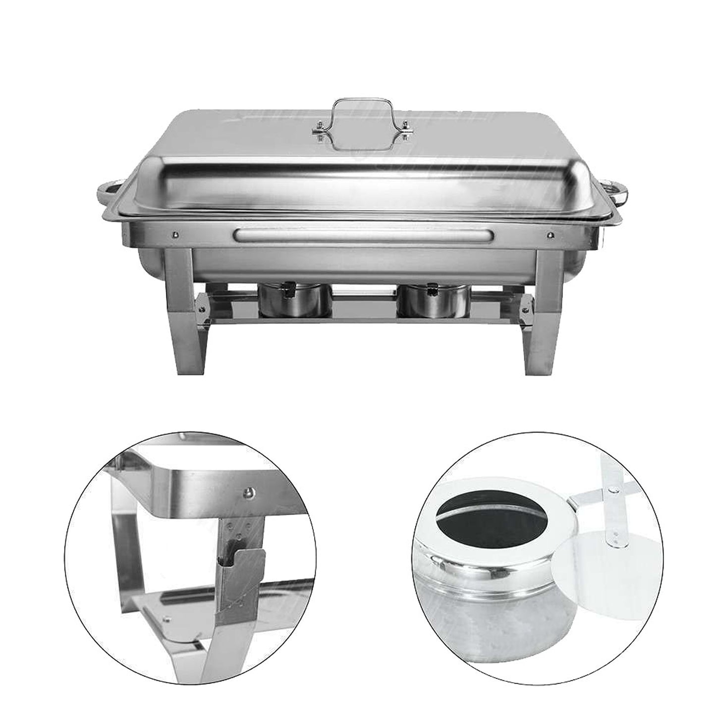 Stainless Steel Chafing Dish Buffet Food Warmer Pan