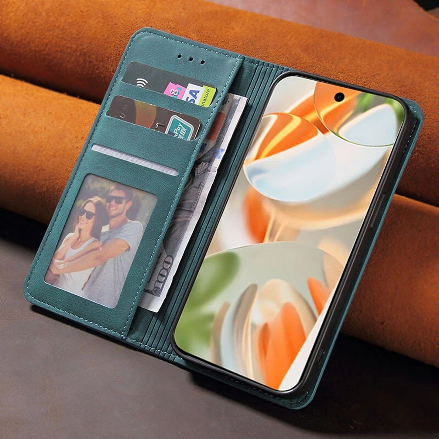 Wallet Leather Case Cover For Google Pixel 7