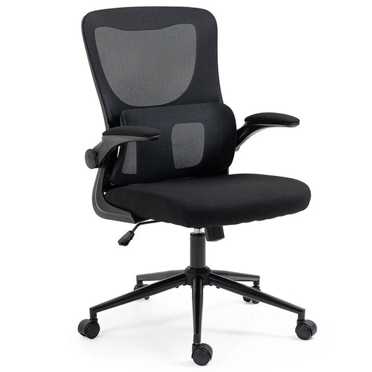 Adjustable Ergonomic Mesh Office Chair with Lumbar Support Black