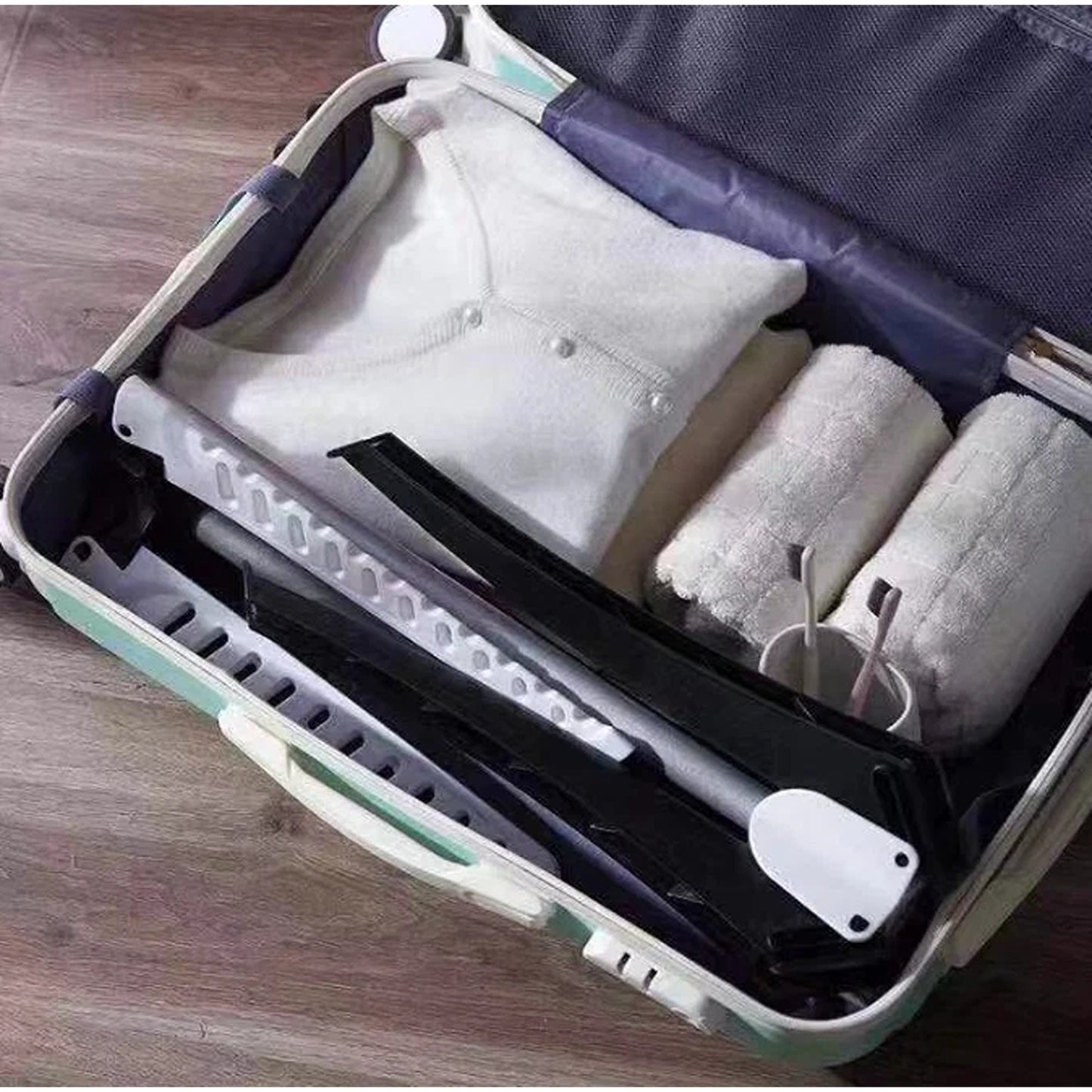 Foldable Clothes Drying Rack Collapsible Laundry Stand 135cm