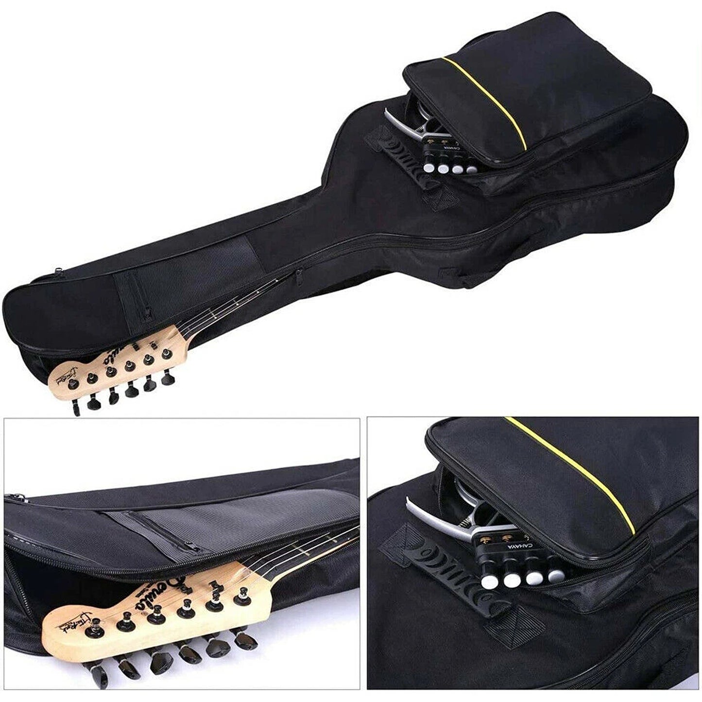 Guitar Bag Padded Gig Bag Double Strap Backpack