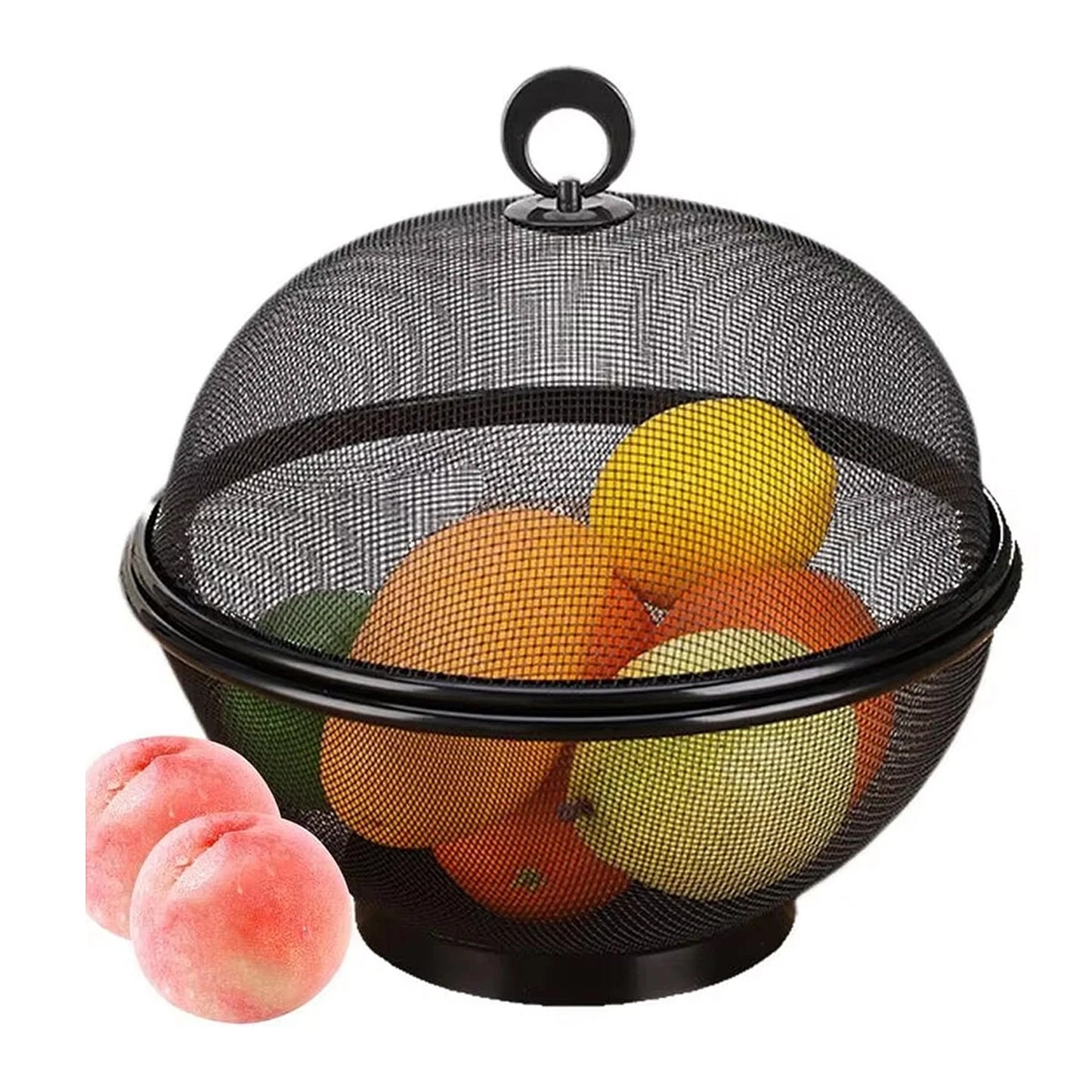 Multi Function Kitchen Fruit Basket with Lid Drain Basket