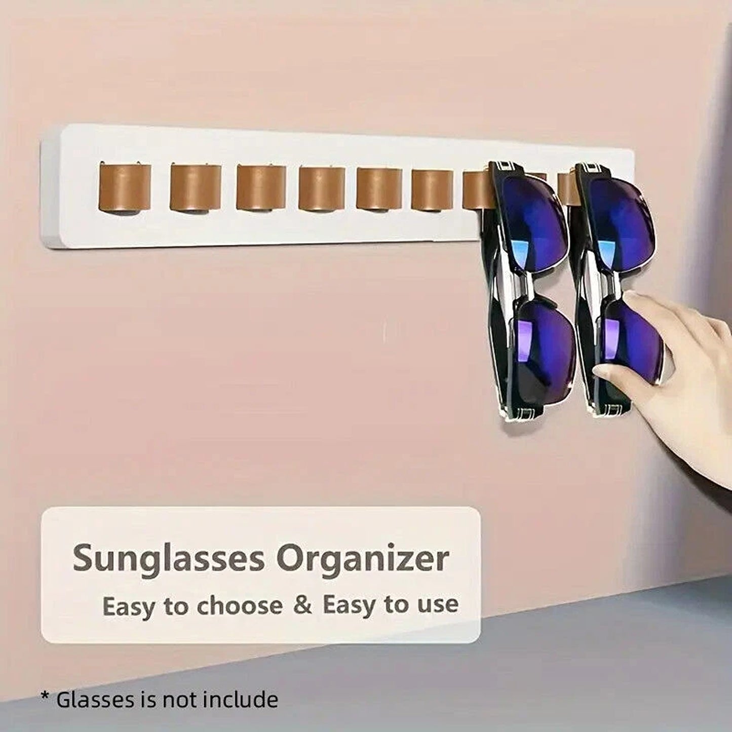 Wall Shelf for Sunglasses and Glasses Storage