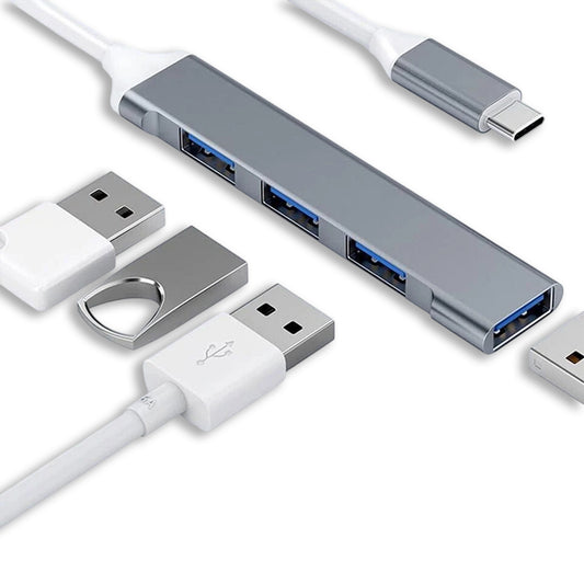 4 in 1 Multi Port Adapter with USB and Type C for MacBook and iPad