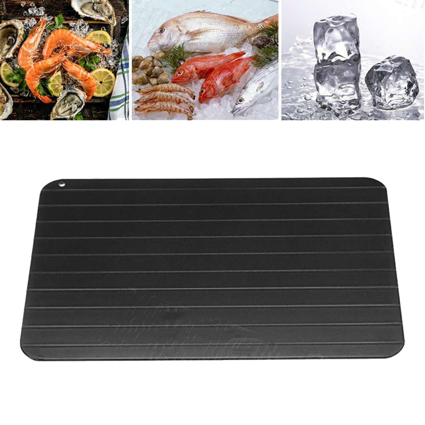 Kitchen Defrosting Tray Metal Plate Frozen Meat Food