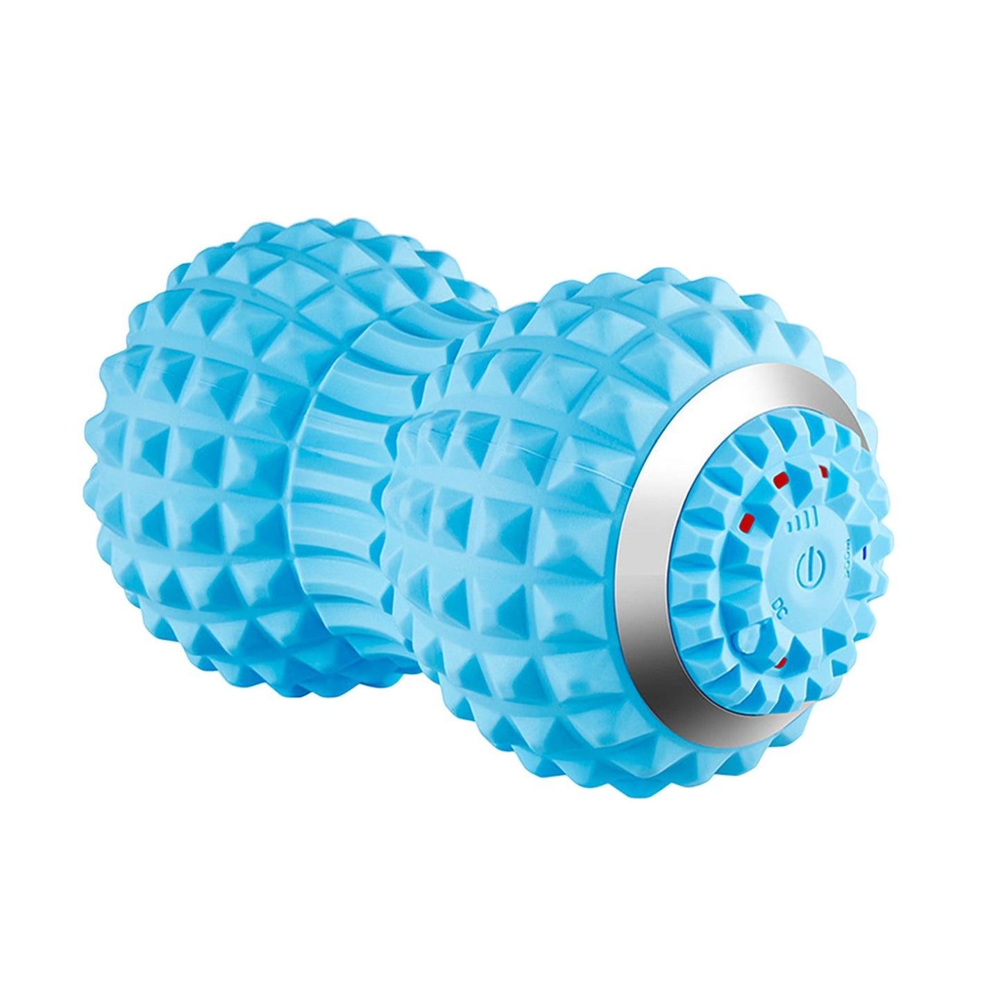 Vibrating Massage Roller Gym Spine Back Muscle Relaxation - Blue