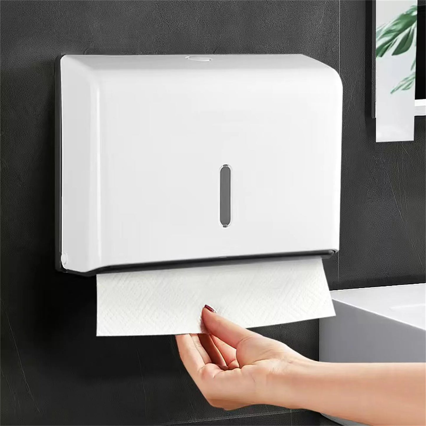 Durable Wall Mounted Paper Towel Rack for Kitchen and Bathroom