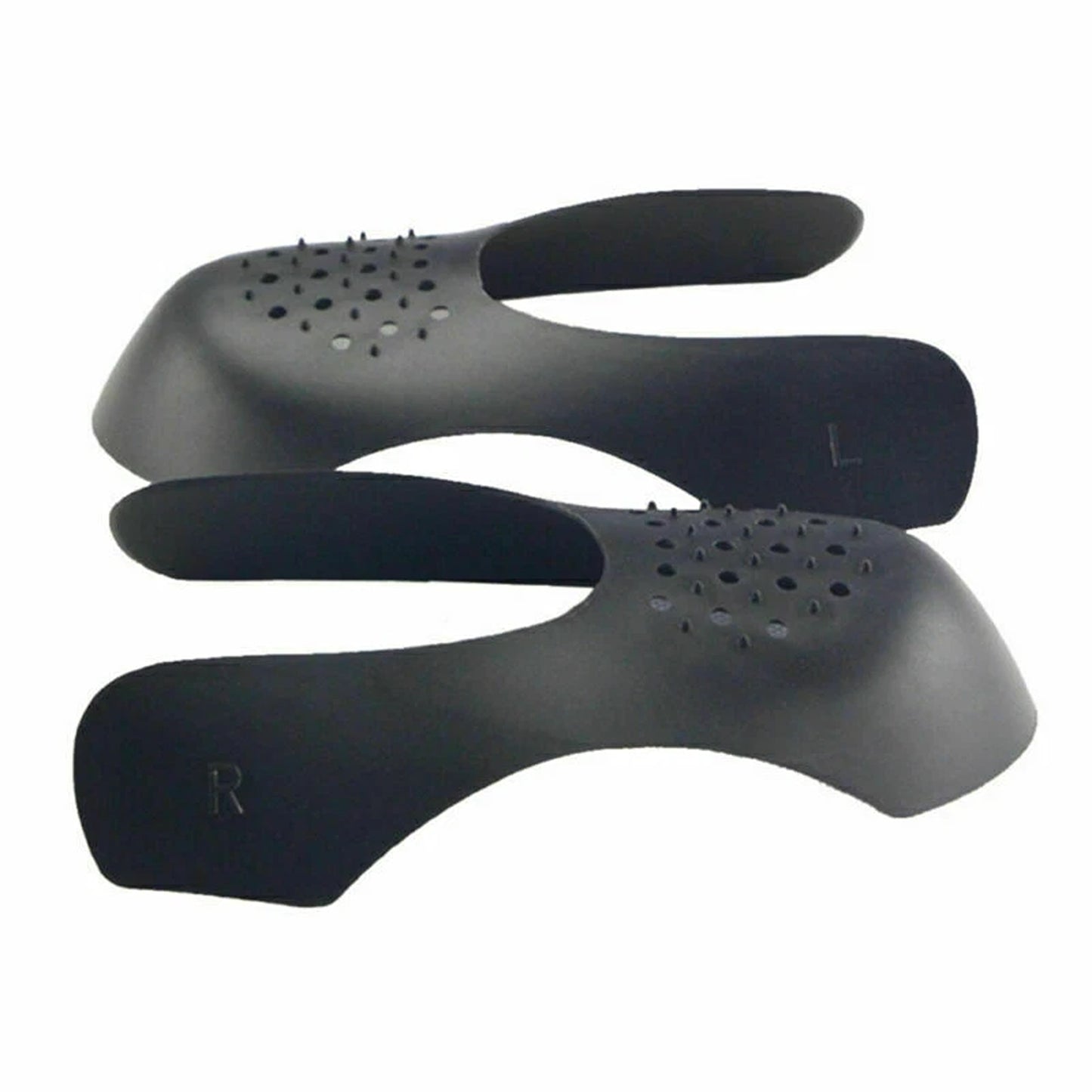 Sneaker Crease Protectors 2 Pair Shoe Shields Decreaser Guards - Black