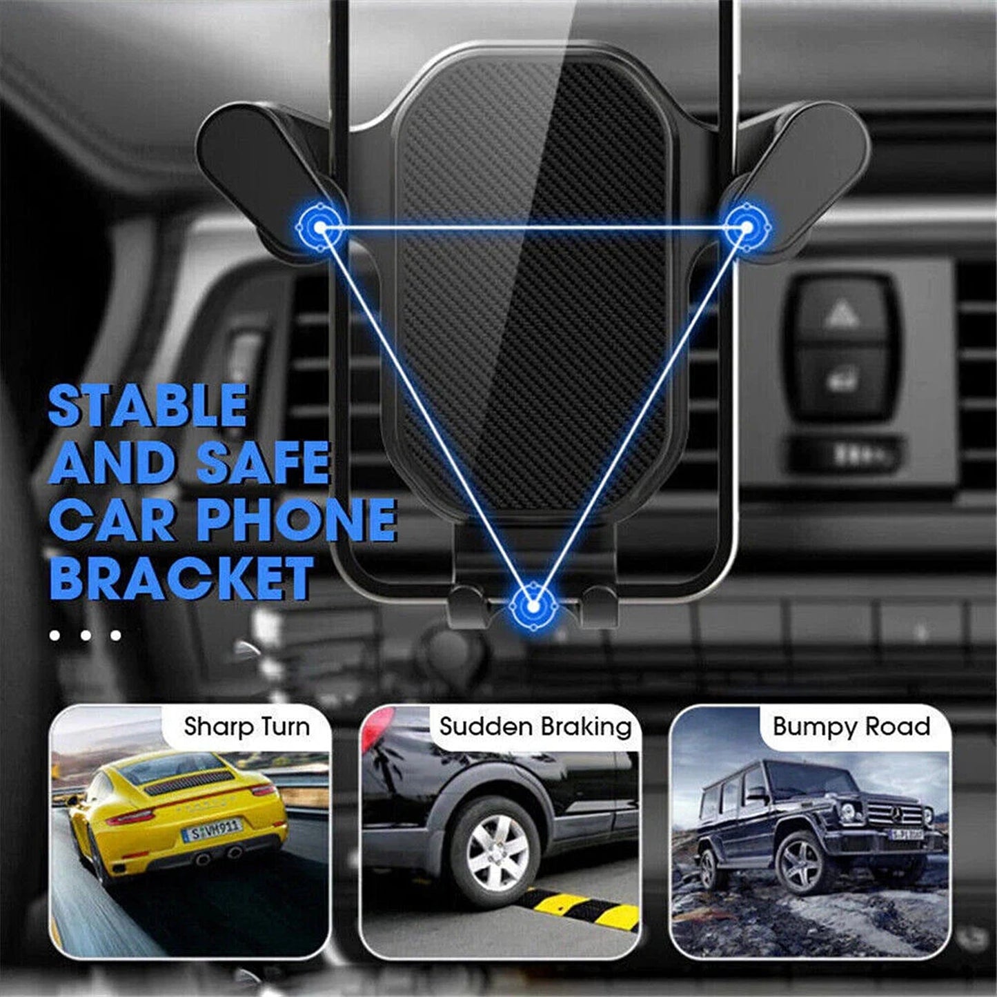Universal Air Vent Mount Phone Stand Gravity Car Holder