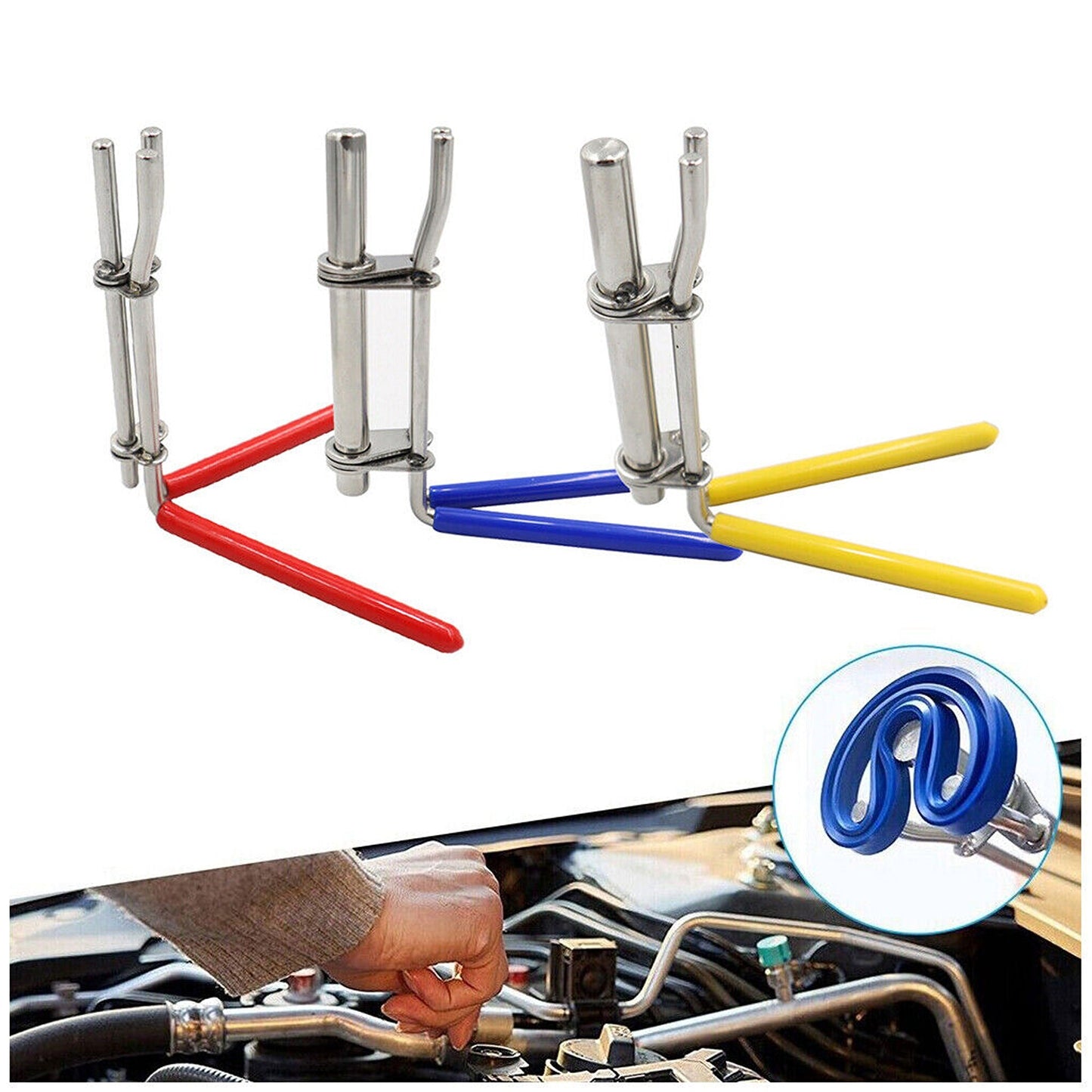 Hydraulic Cylinder Seal Installation Tool U-Cup Piston Rod 3x