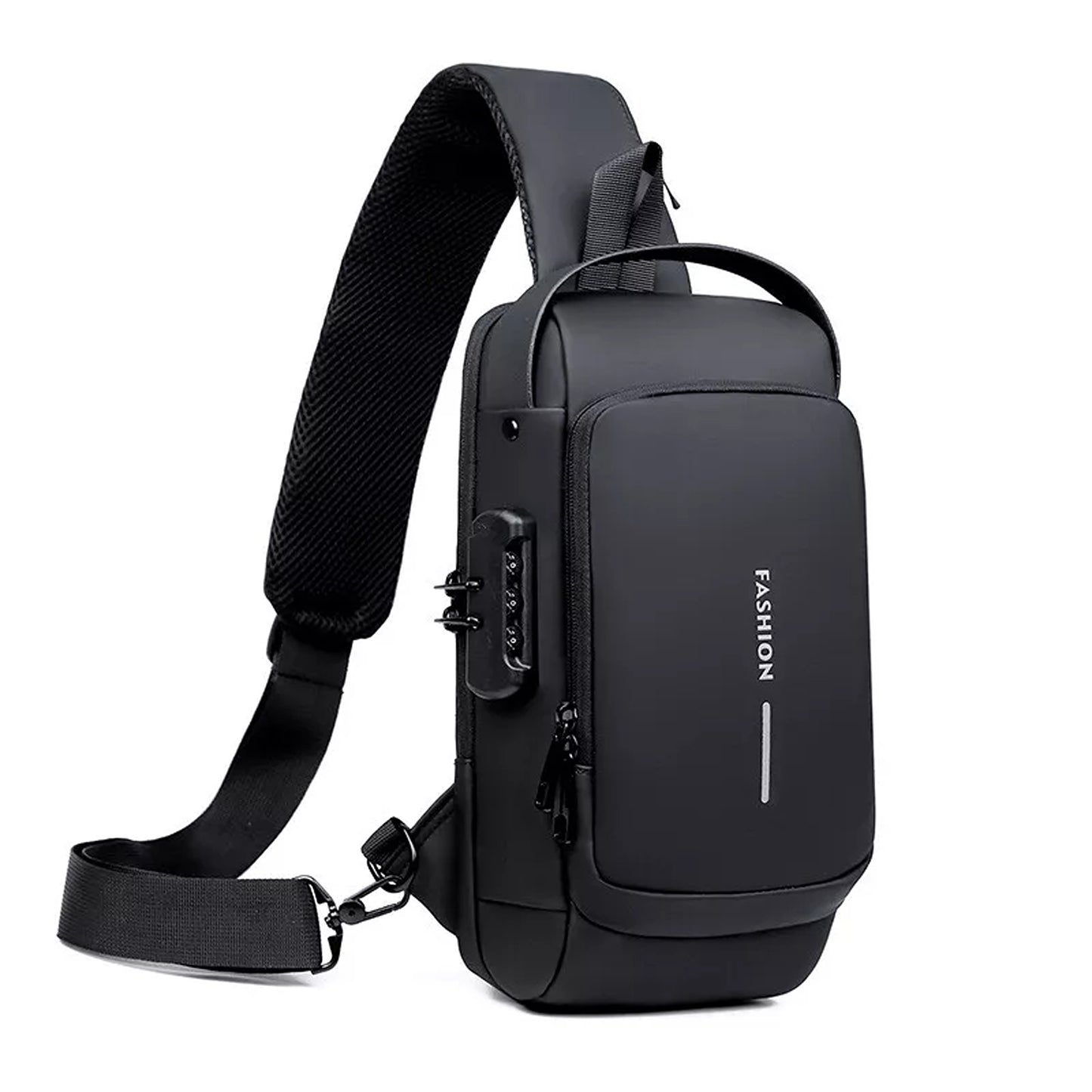 Crossbody Sling Bag for Men Anti Theft Backpack with USB Port