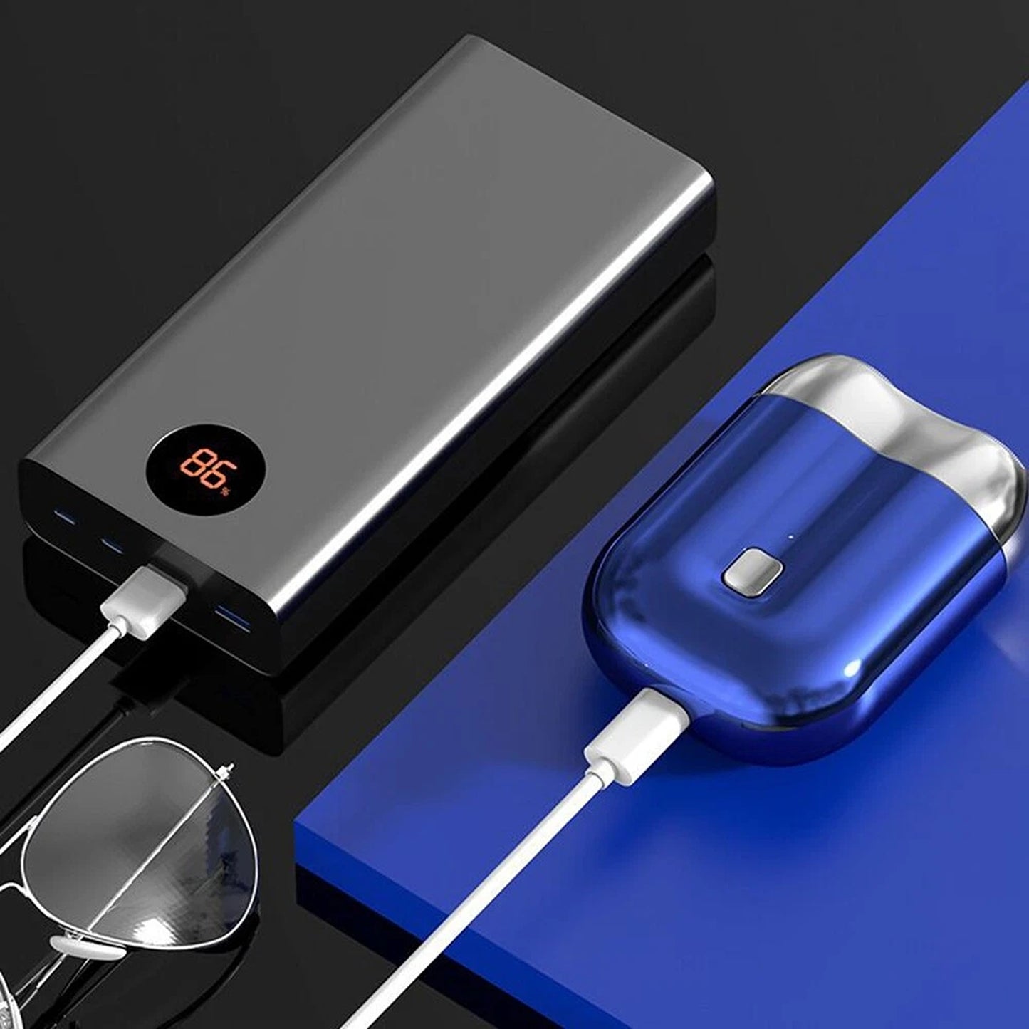 Mini Electric Shaver for Men Rechargeable and Portable Razor