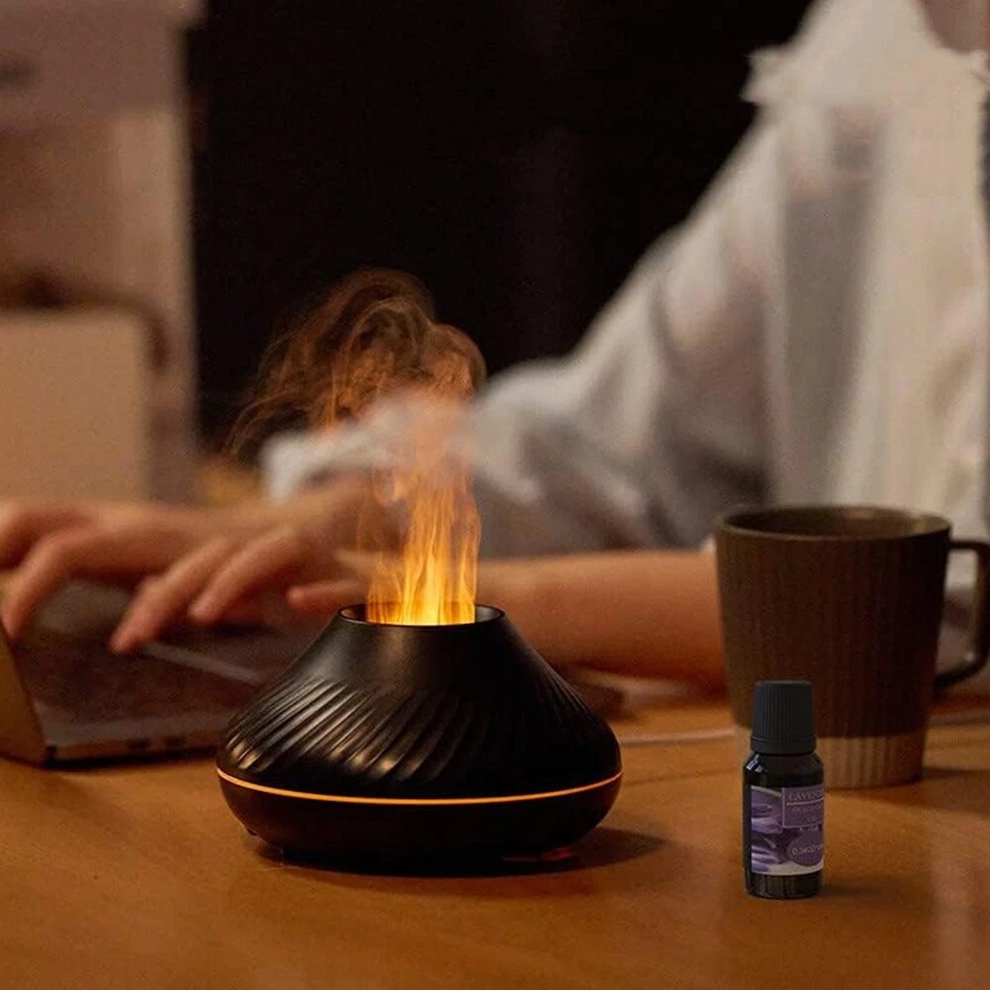 LED Aroma Diffuser and Humidifier for Bedroom Use