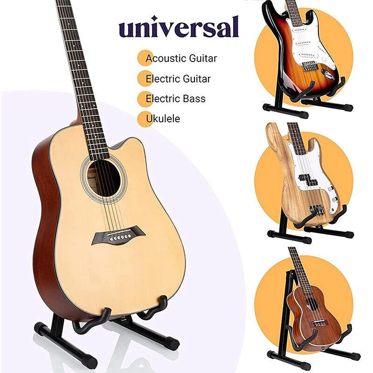 Guitar Stand Rack Folding Design for Gig and Studio Use