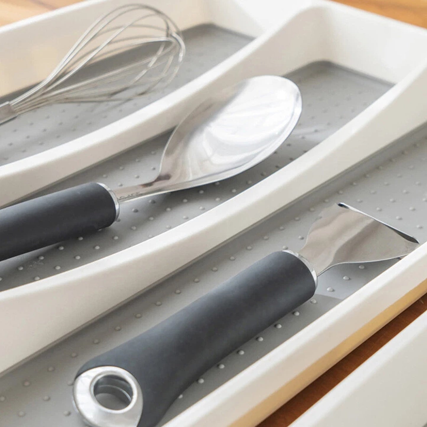 Utensil Organizer Large Kitchen Cutlery Tray Multi Purpose Drawer Insert