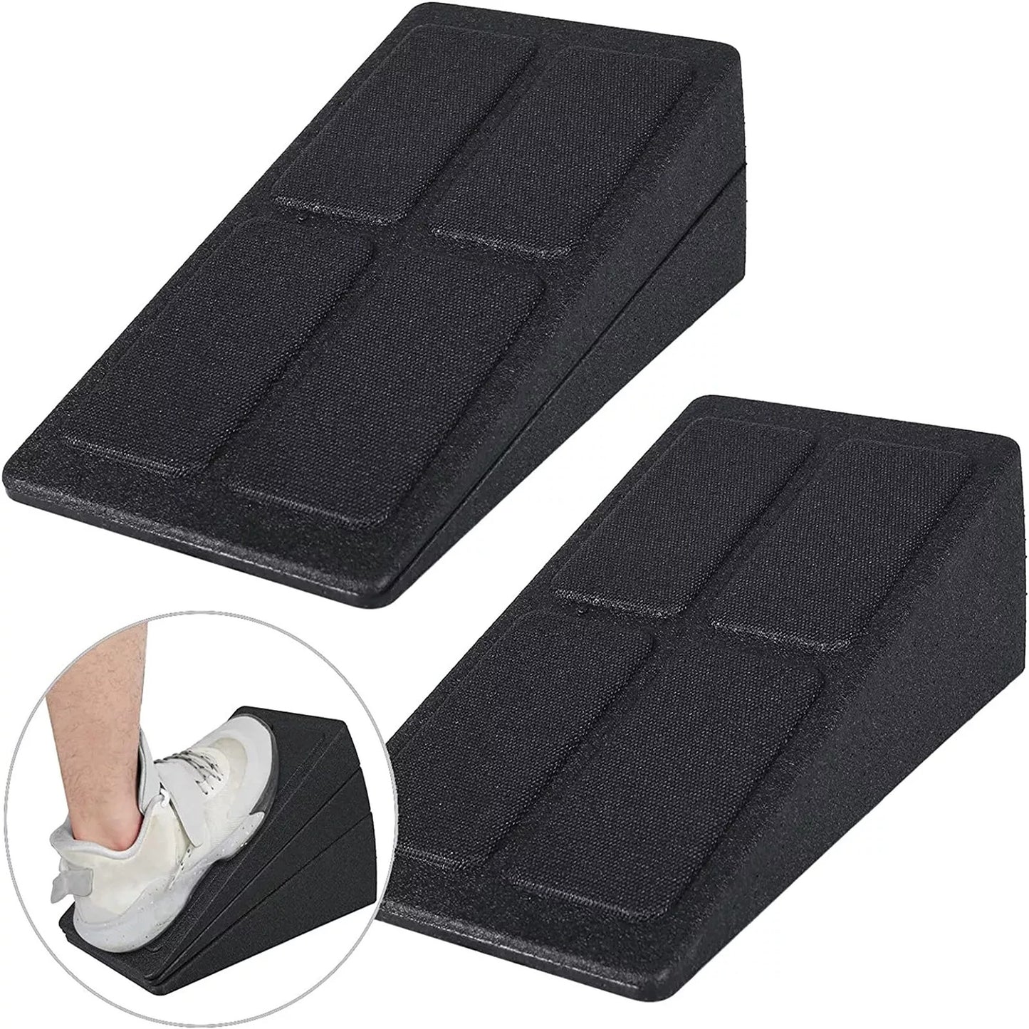 3pcs Slant Yoga Blocks for Squat Training and Flexibility Exercises