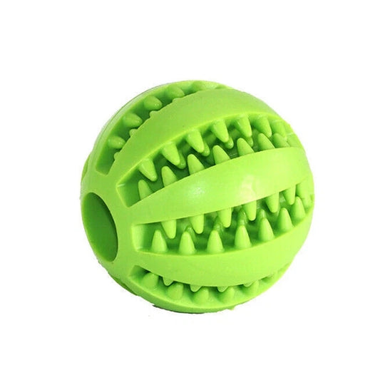 Green Dog Training Play Toy with Treat Holder