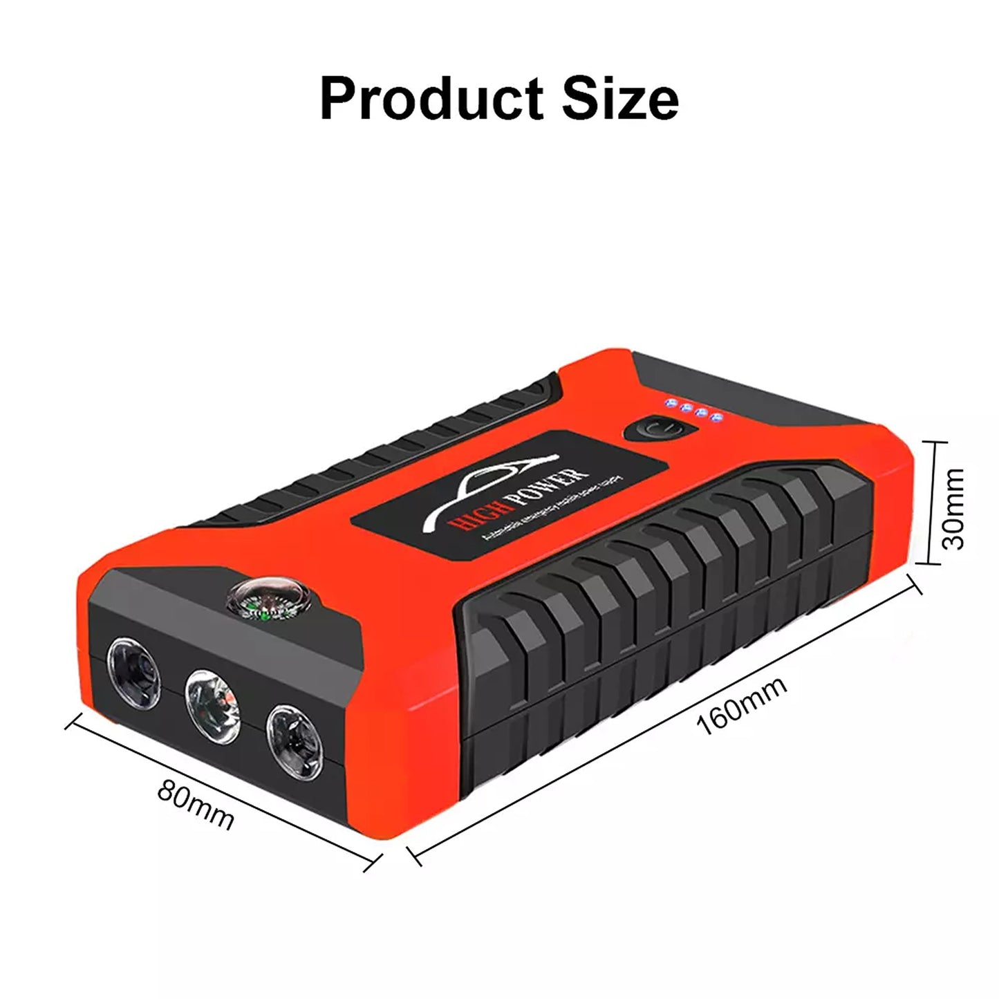 Portable Car Jump Starter 12V Battery Booster Power Bank