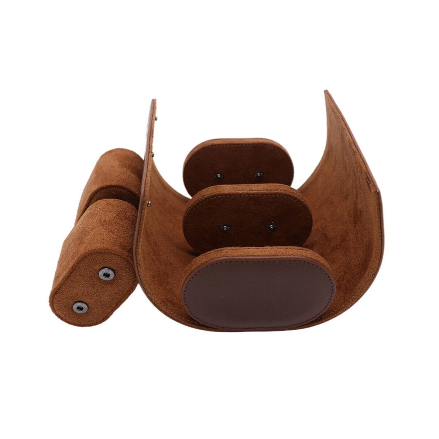 Leather Wristwatch Travel Organizer for 3 Watches
